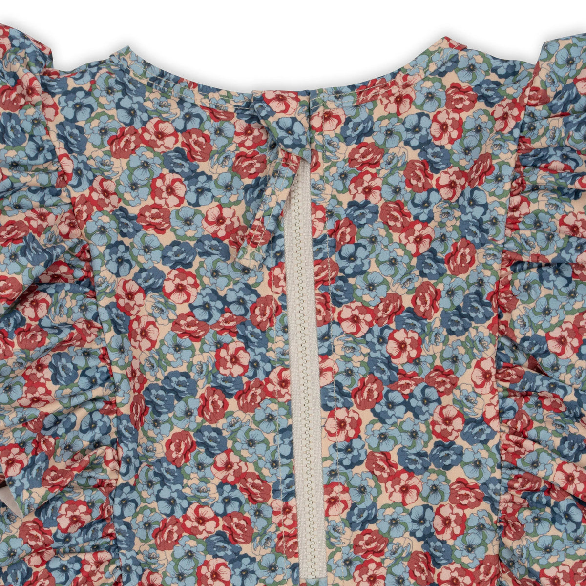 KONGES SLOJD MANUCA FRILL ONEPIECE SWIMSUIT / ROSIE BLUE