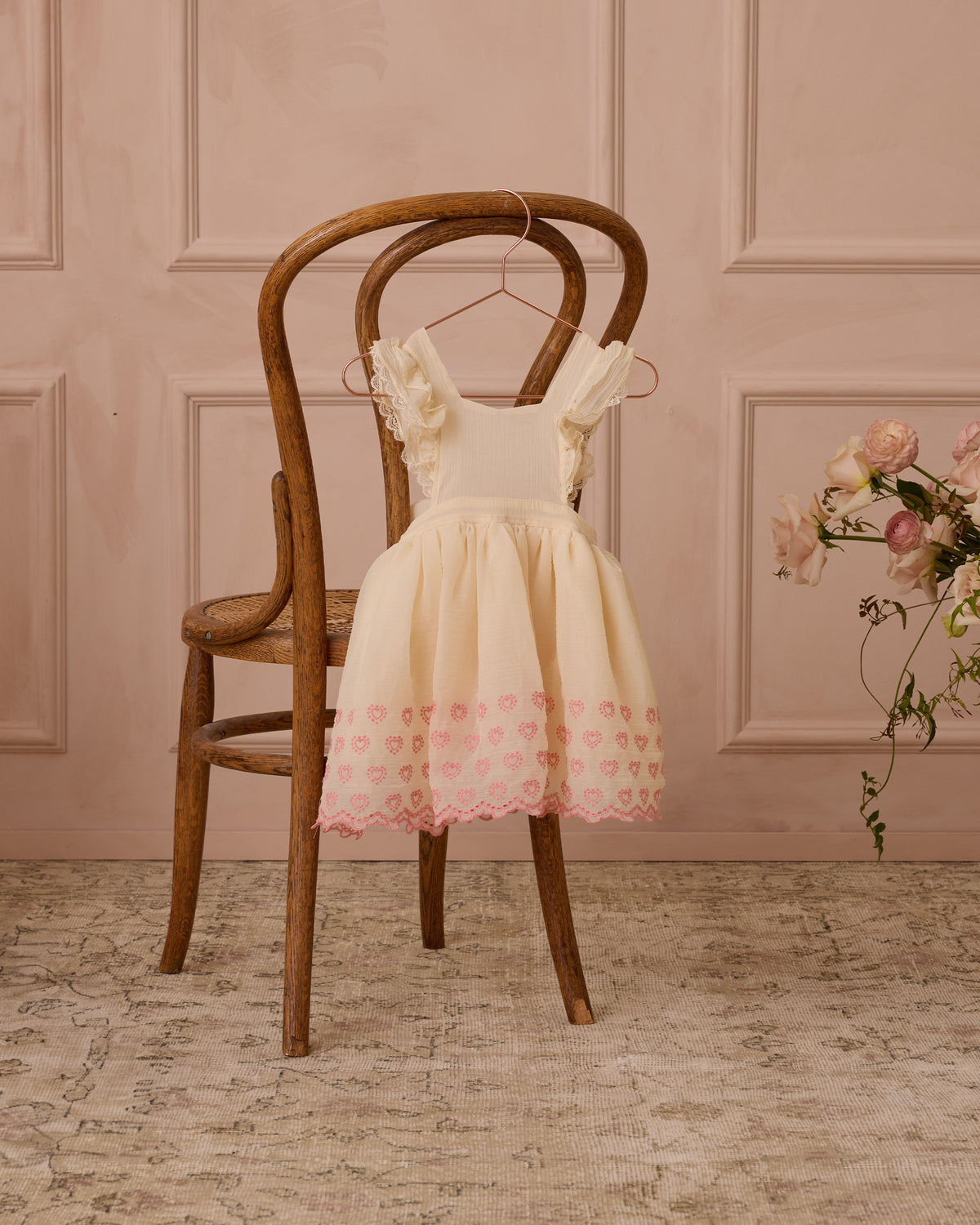 NORALEE PROVENCE DRESS / NATURAL / HEARTS