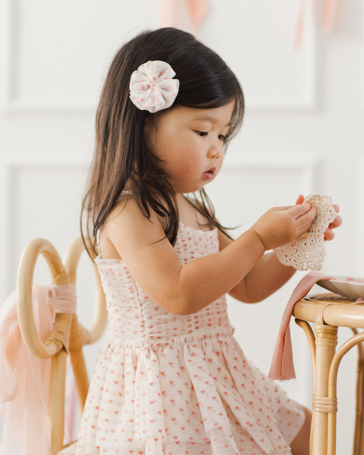 NORALEE WHITLEY TUTU / IVORY / HEARTS