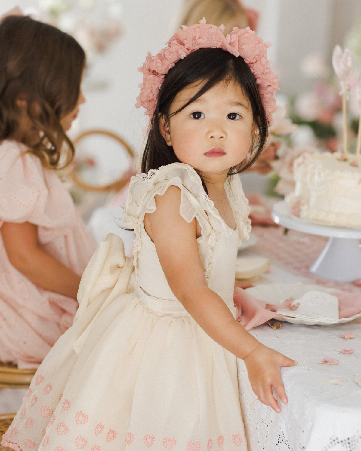 NORALEE PROVENCE DRESS / NATURAL / HEARTS