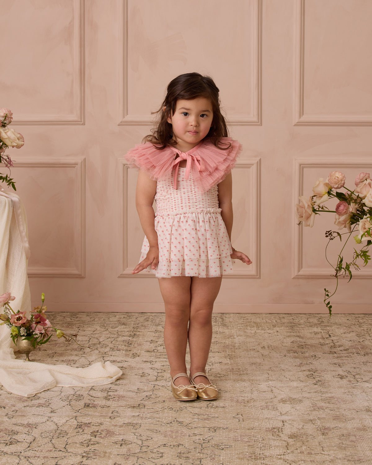 NORALEE WHITLEY TUTU / IVORY / HEARTS