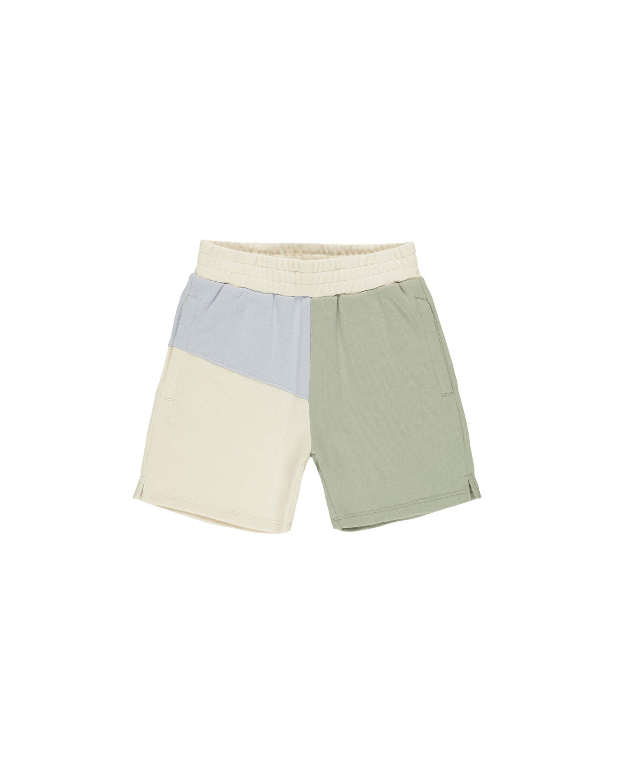 RYLEE + CRU PLAY BOXING SHORT / SAGE COLOR BLOCK