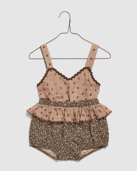 LITTLE COTTON CLOTHES PETRA ROMPER / BRACKEN FLORAL