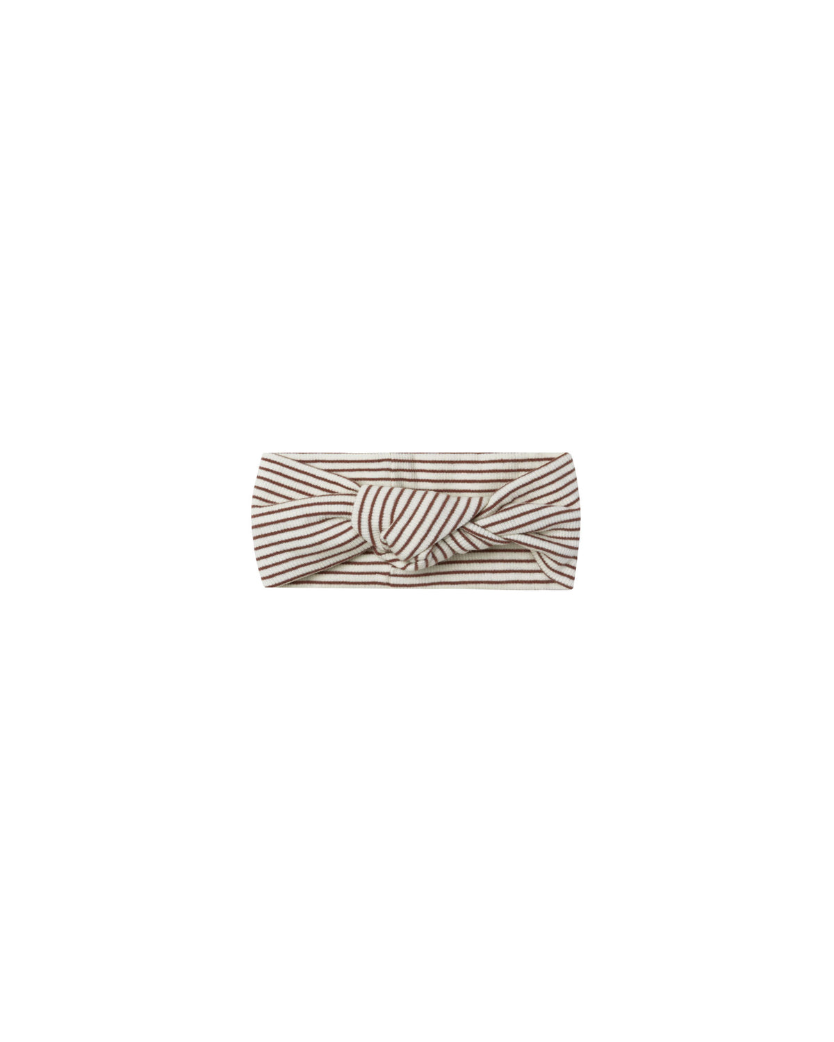 QUINCY MAE KNOTTED HEADBAND / PLUM STRIPE