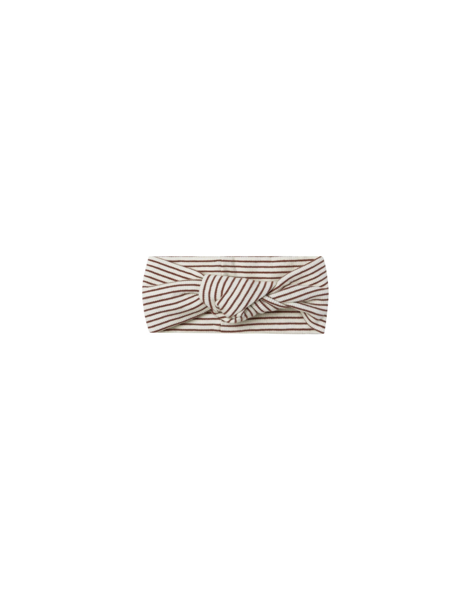 QUINCY MAE KNOTTED HEADBAND / PLUM STRIPE