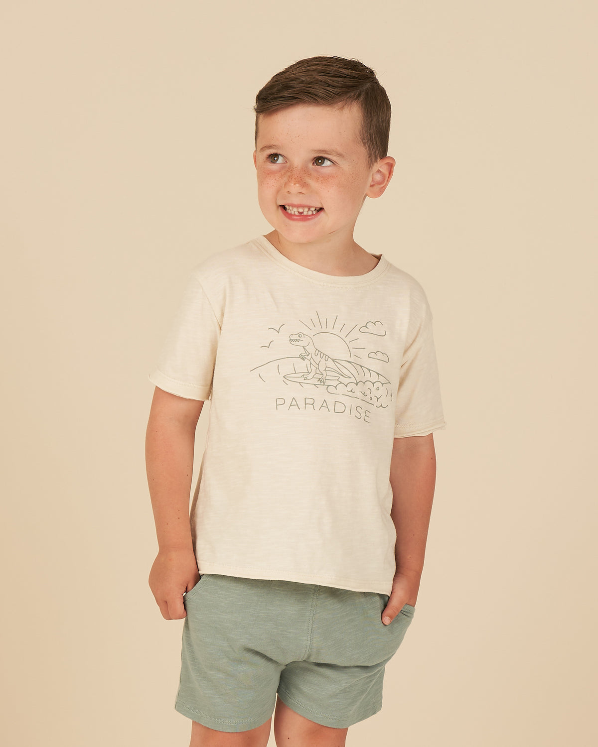 RYLEE + CRU RAW EDGE TEE / PARADISE