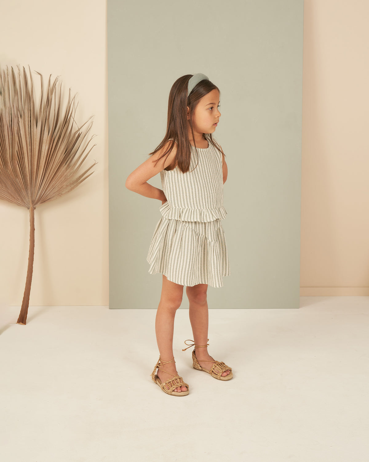 RYLEE + CRU OCEANSIDE TOP / summer stripe