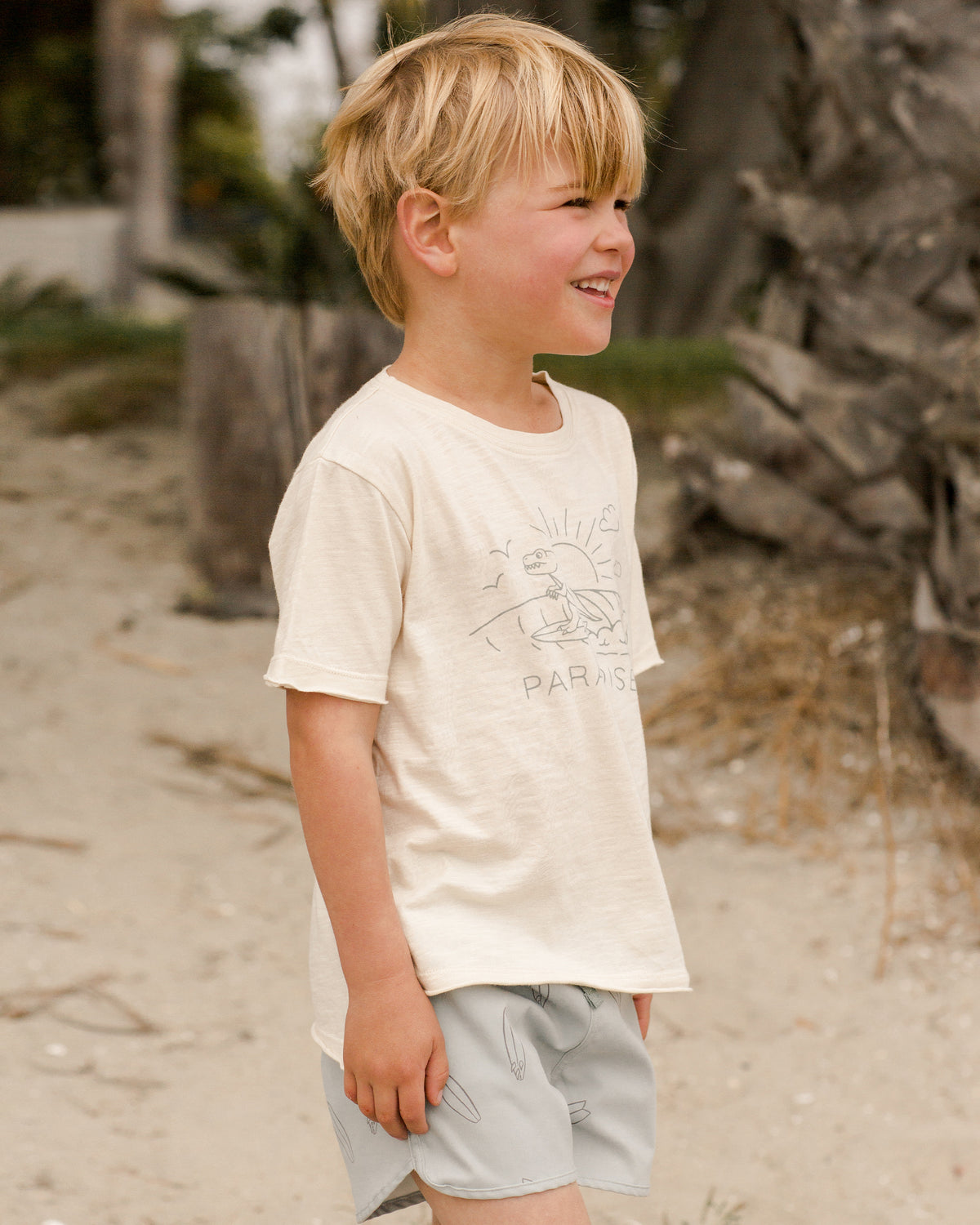 RYLEE + CRU RAW EDGE TEE / PARADISE