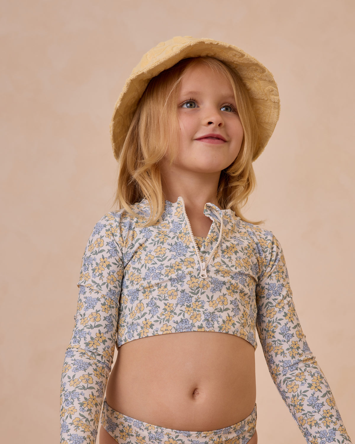 RYLEE + CRU CROP RASHGUARD SET / BLOOM