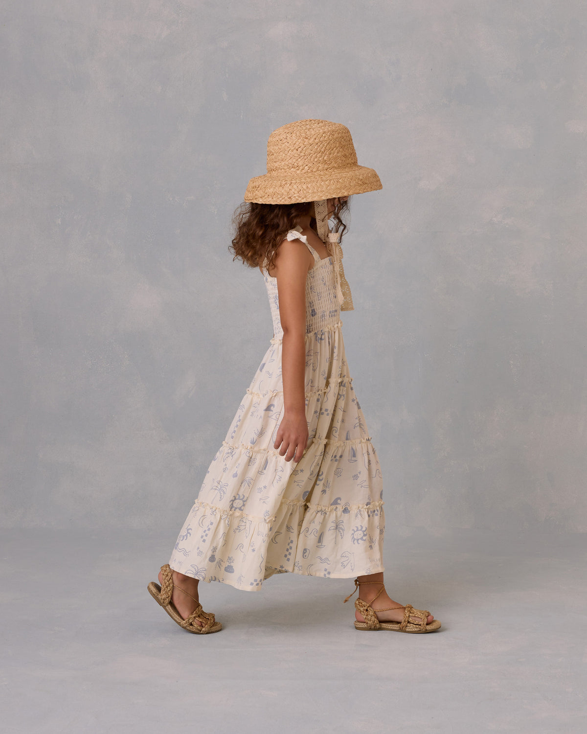 RYLEE + CRU TAYLOR DRESS / MEDITERRANEAN
