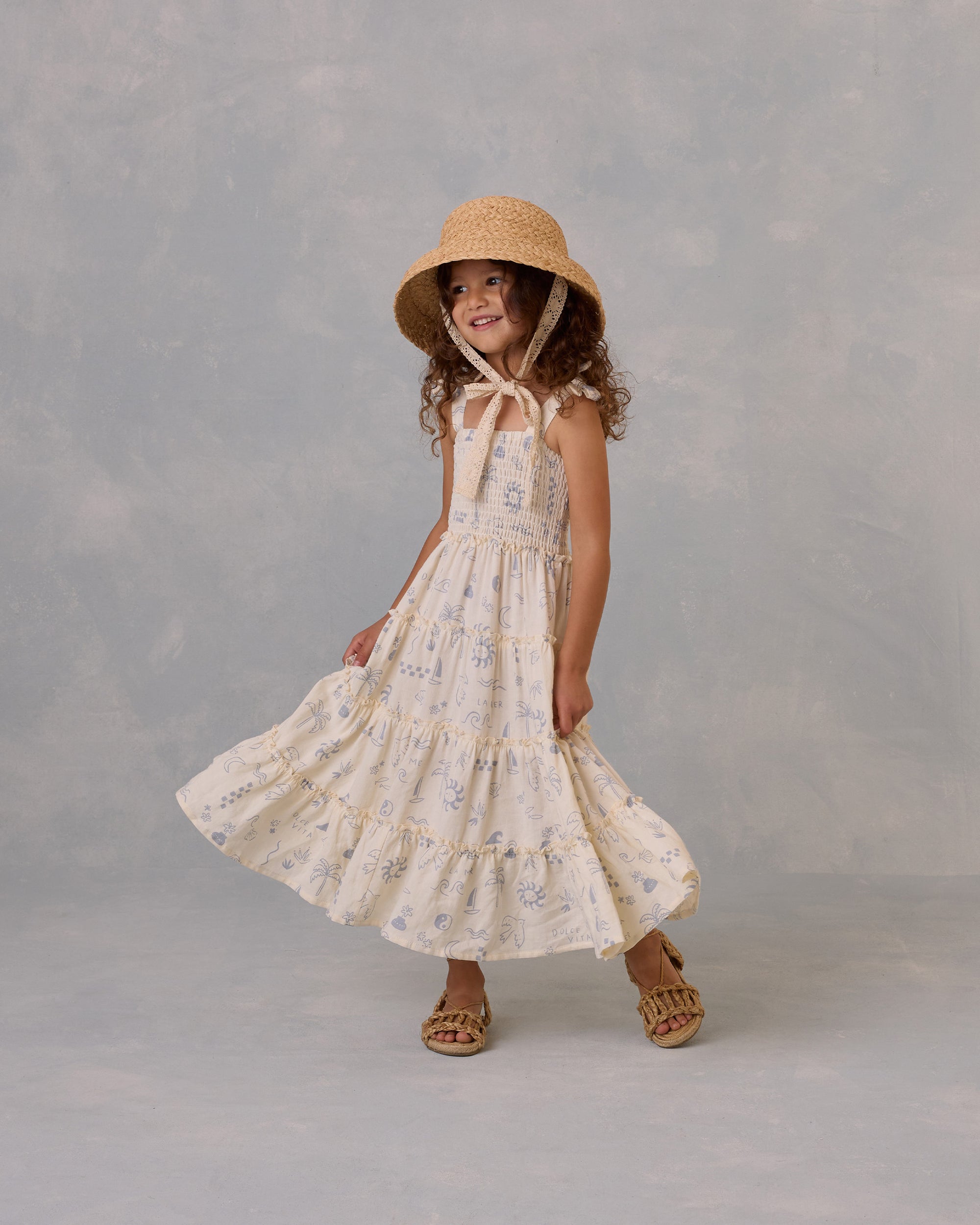 RYLEE + CRU TAYLOR DRESS / MEDITERRANEAN