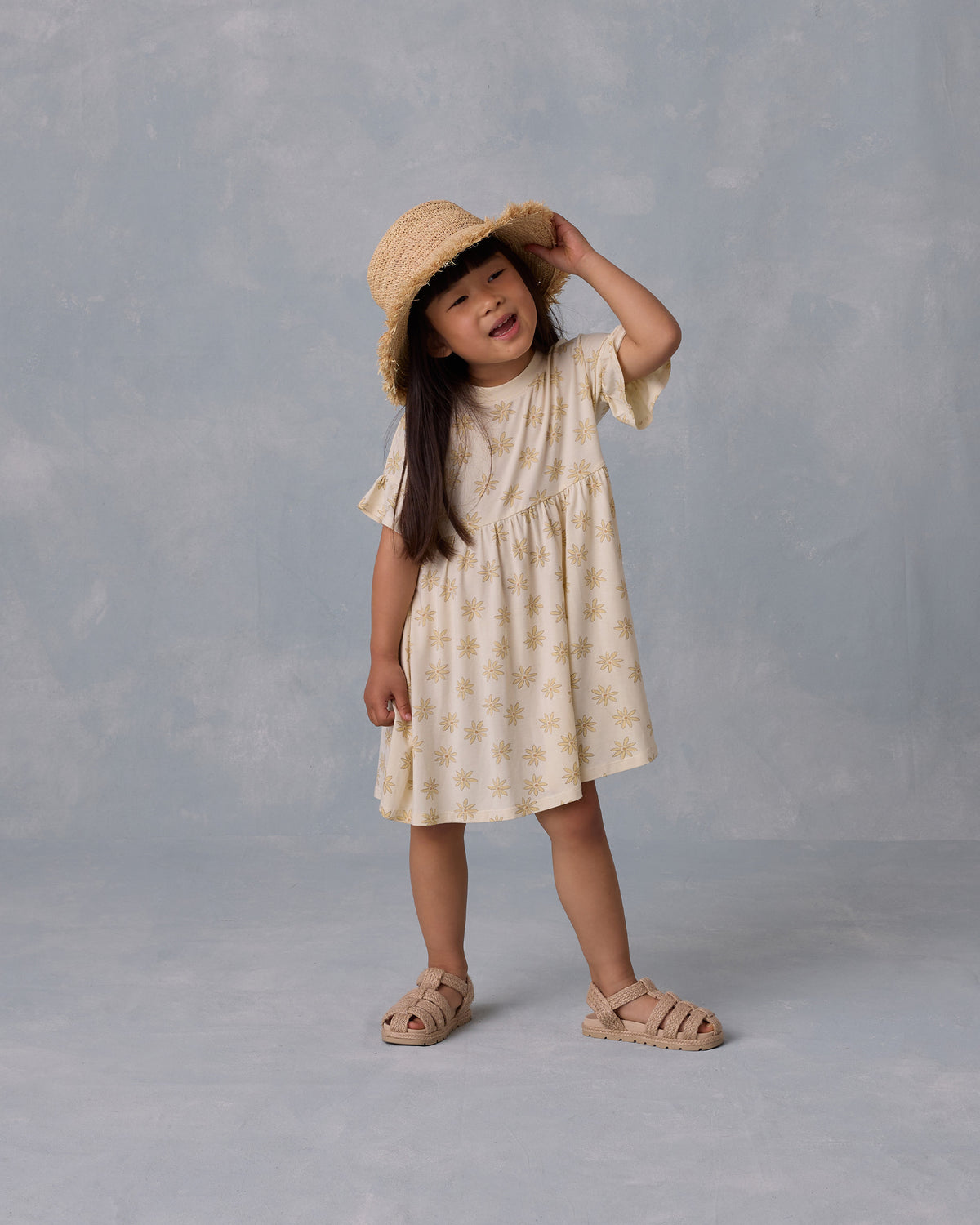 RYLEE + CRU BABYDOLL DRESS / DAISIES