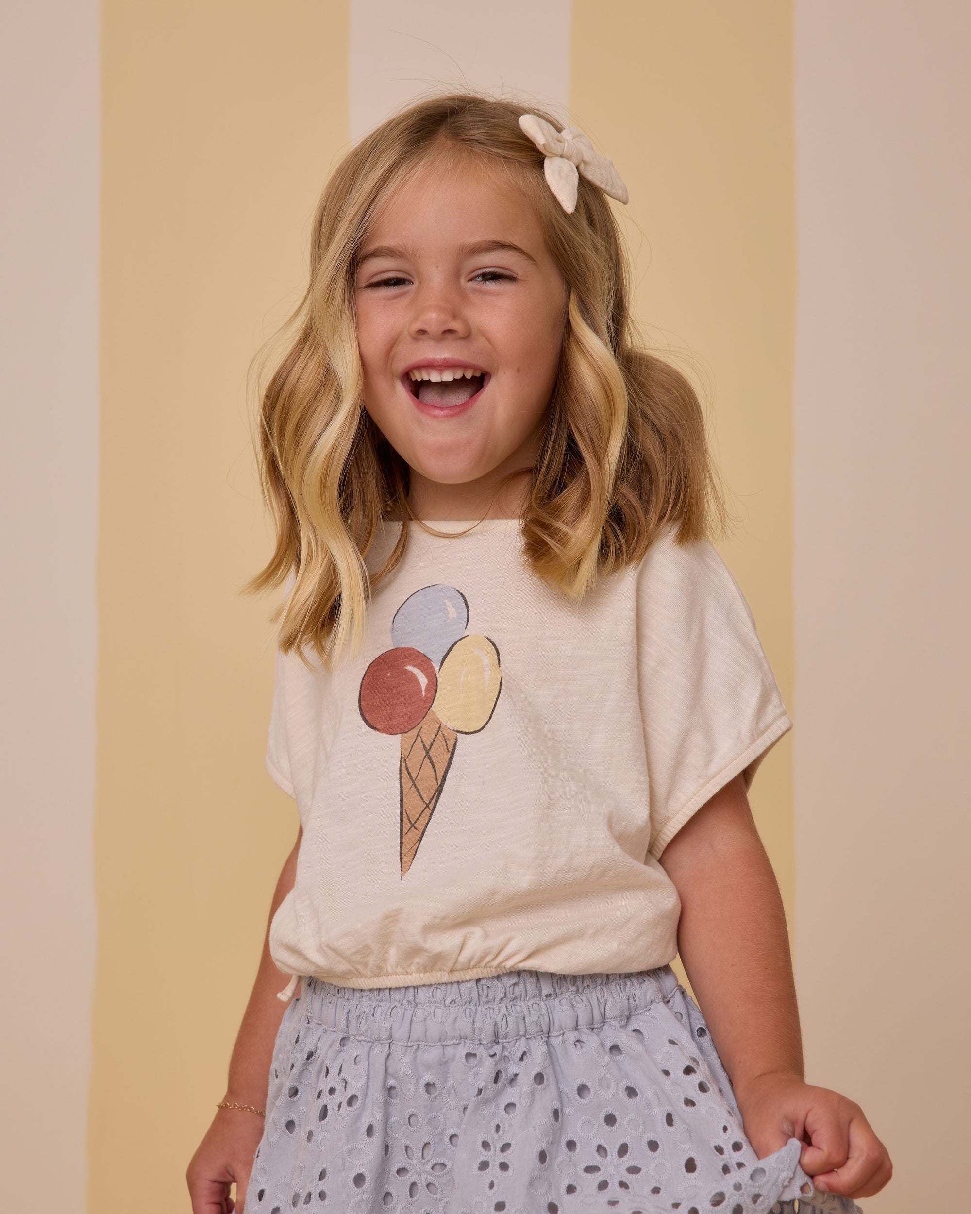 RYLEE + CRU CROPPED CINCH TEE / GELATO