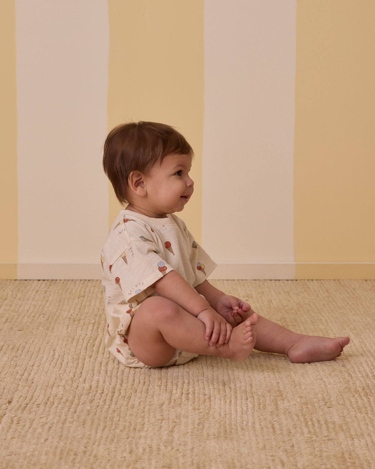 RYLEE + CRU RELAXED BUBBLE ROMPER / GELATO