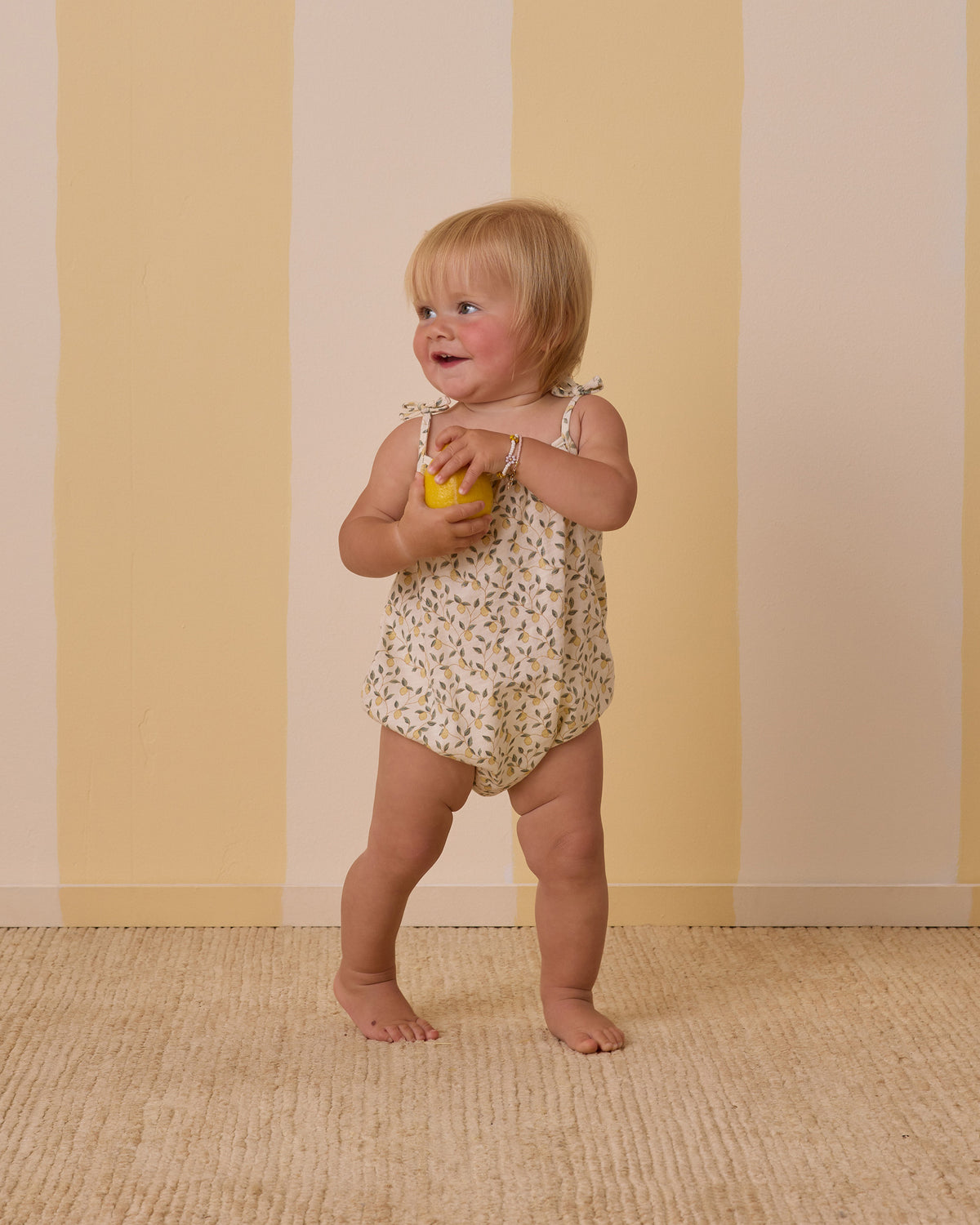 RYLEE + CRU NALA ROMPER / LEMONS