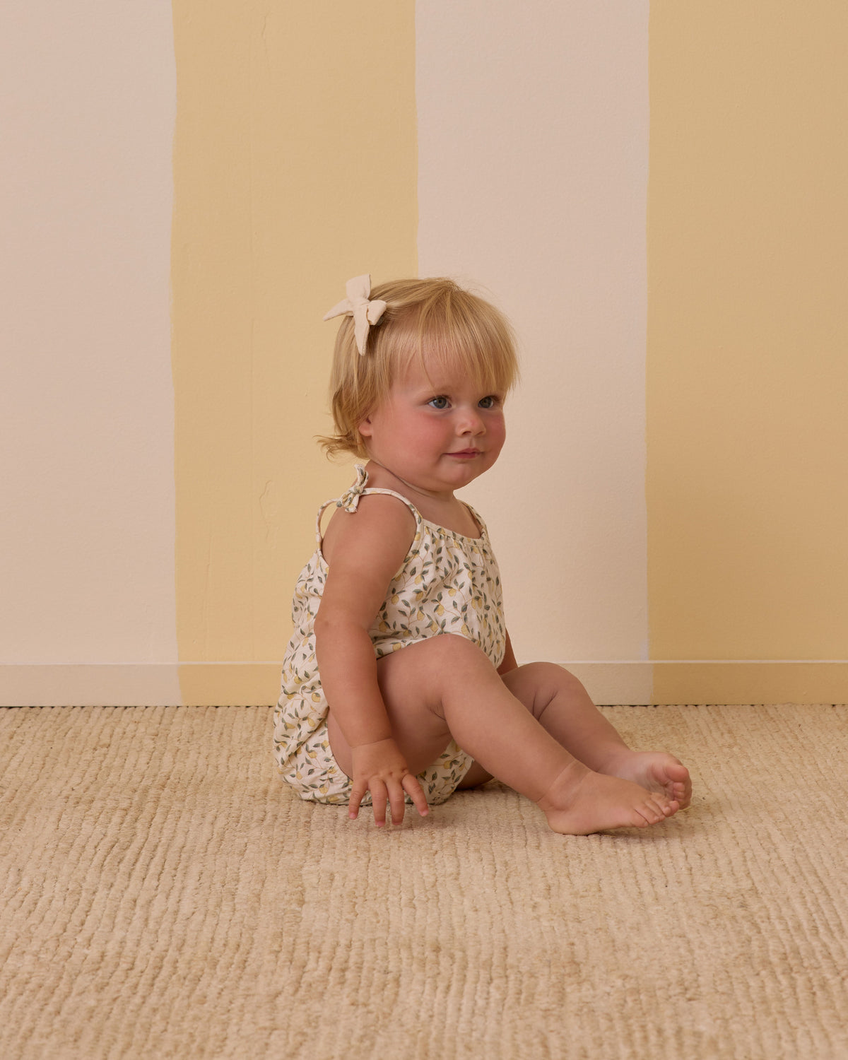 RYLEE + CRU NALA ROMPER / LEMONS