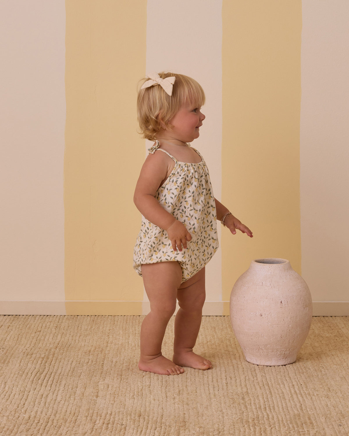 RYLEE + CRU NALA ROMPER / LEMONS
