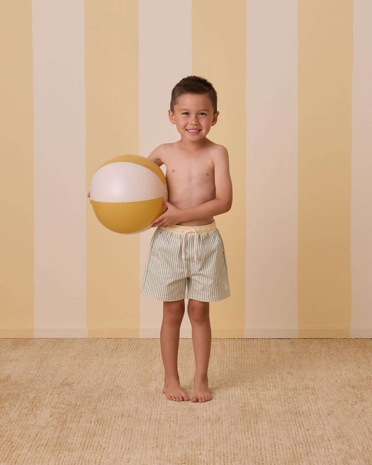 RYLEE + CRU BOARDSHORT / SAGE STRIPE