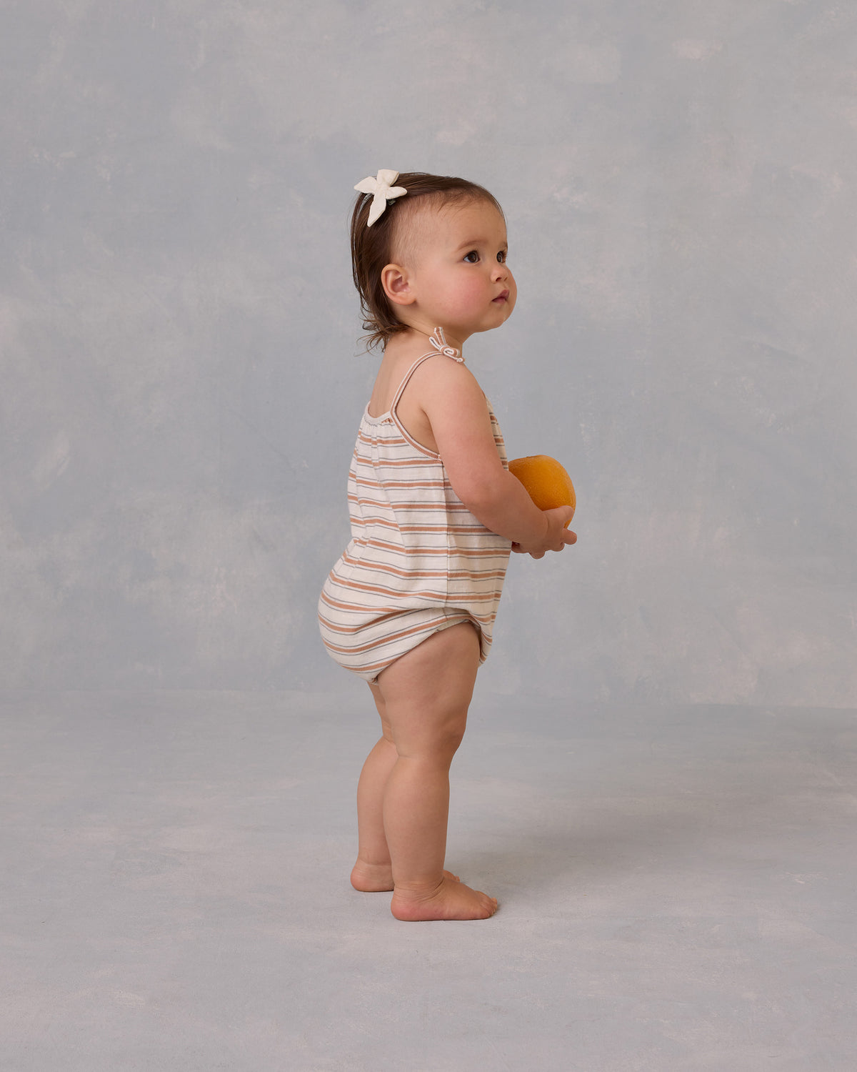 RYLEE + CRU NALA ROMPER / GRAPEFRUIT STRIPE