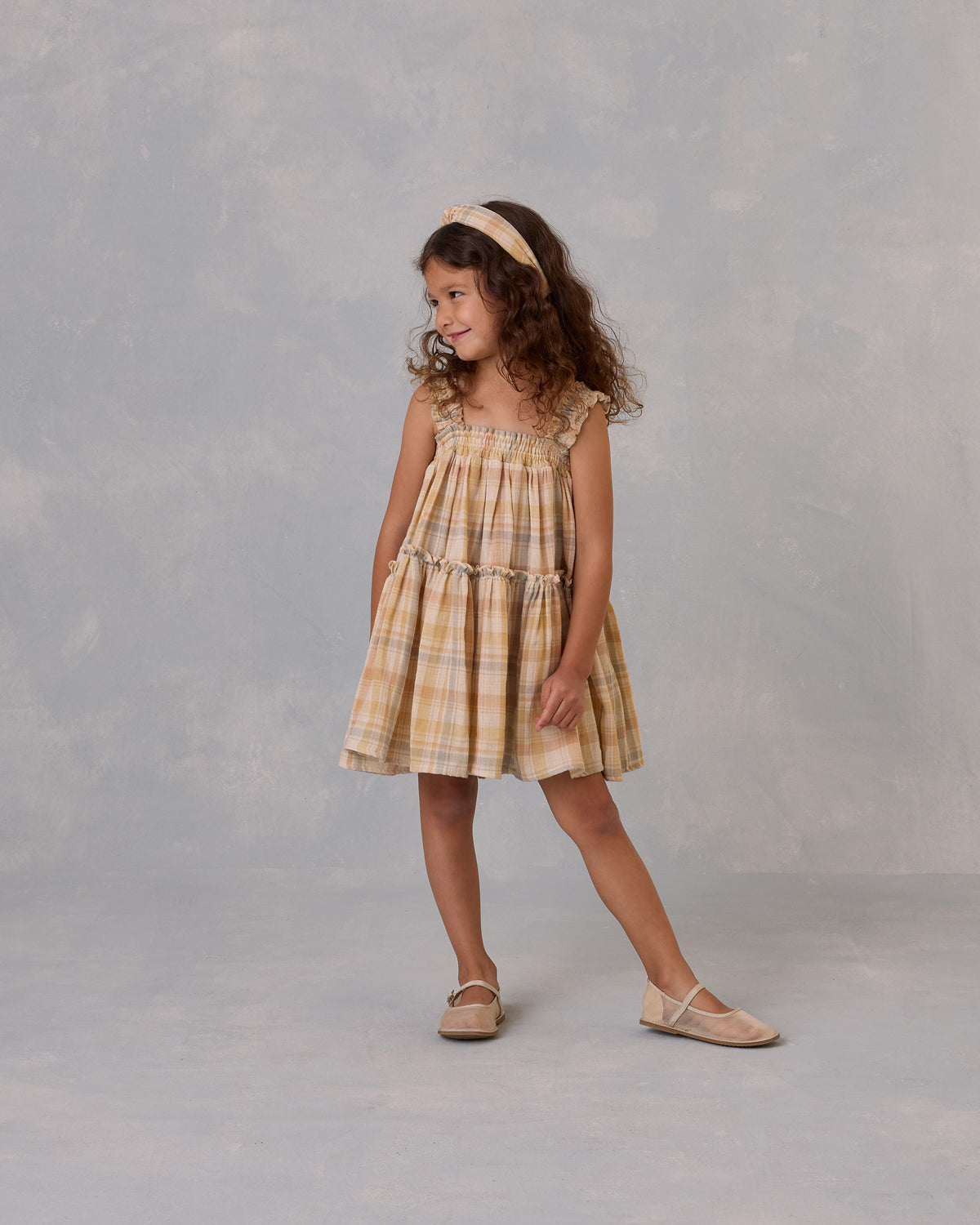 RYLEE + CRU CICILY DRESS / PASTEL PLAID