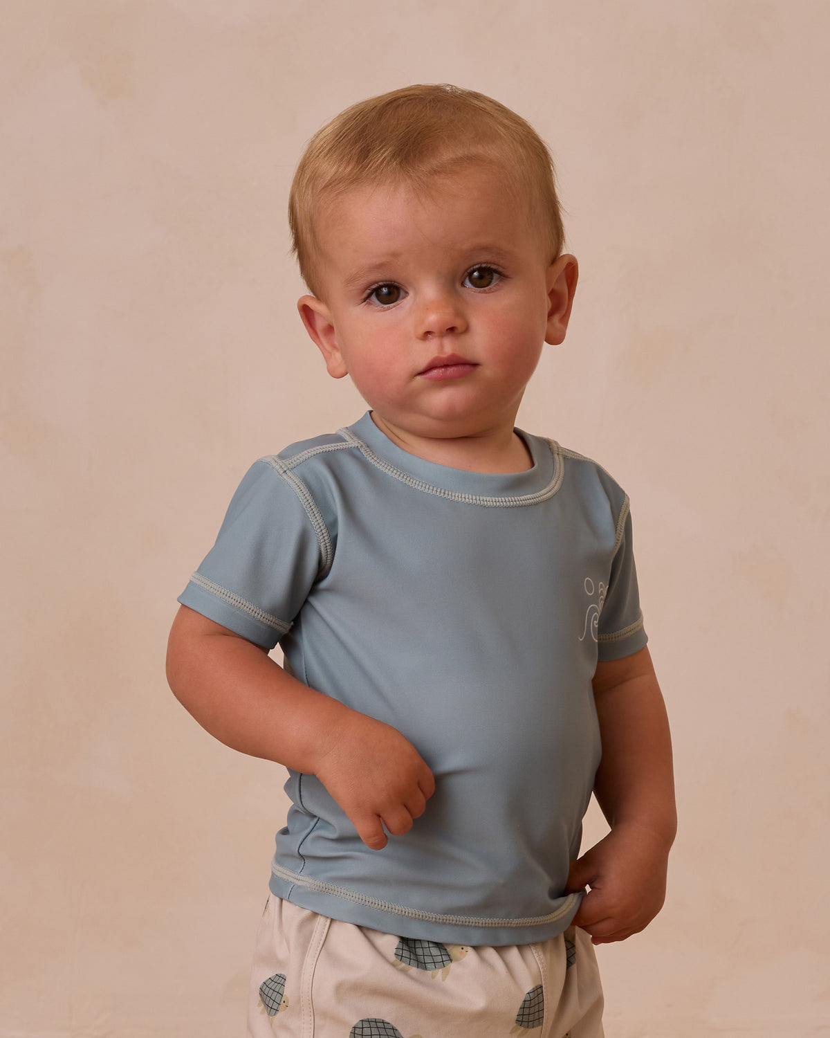 RYLEE + CRU BOYS RASHGUARD / EUCALYPTUS