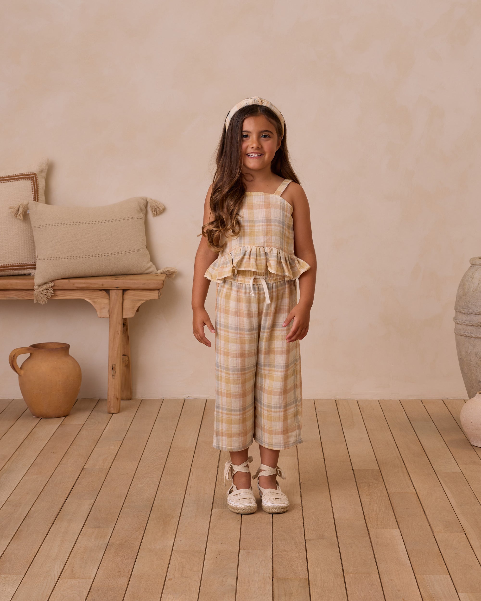 RYLEE + CRU KAYLI SET / PASTEL PLAID