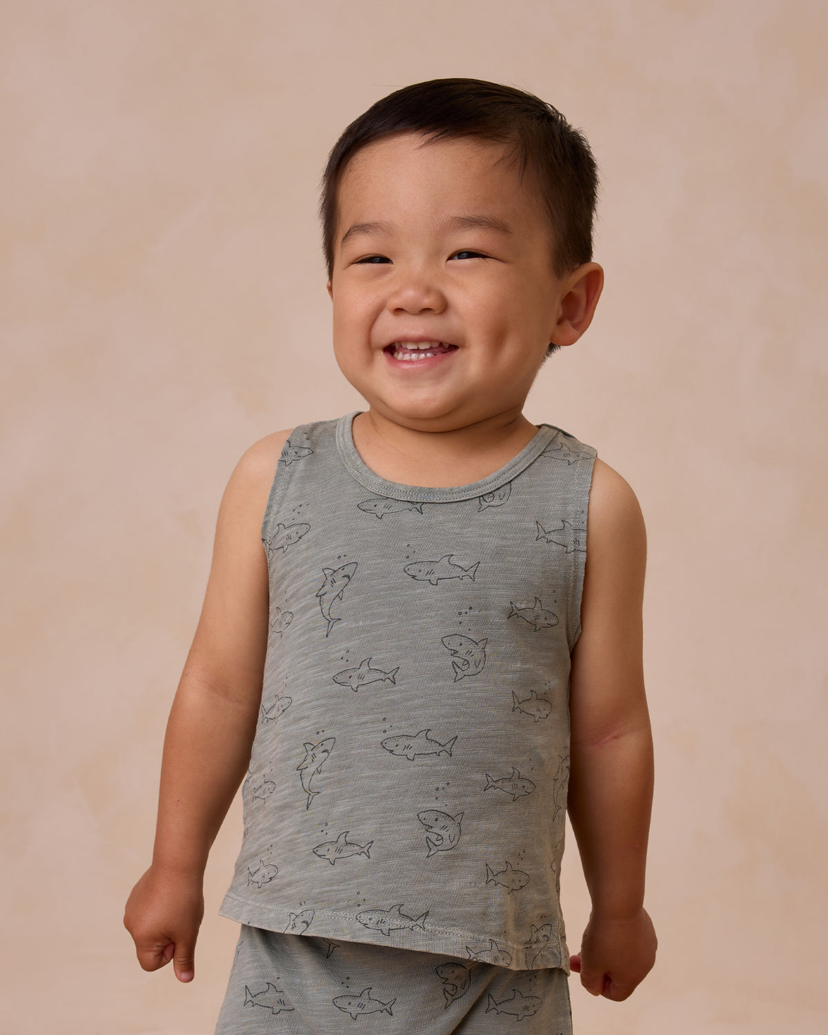 RYLEE + CRU TANK + SLOUCH PANT SET / SHARKS