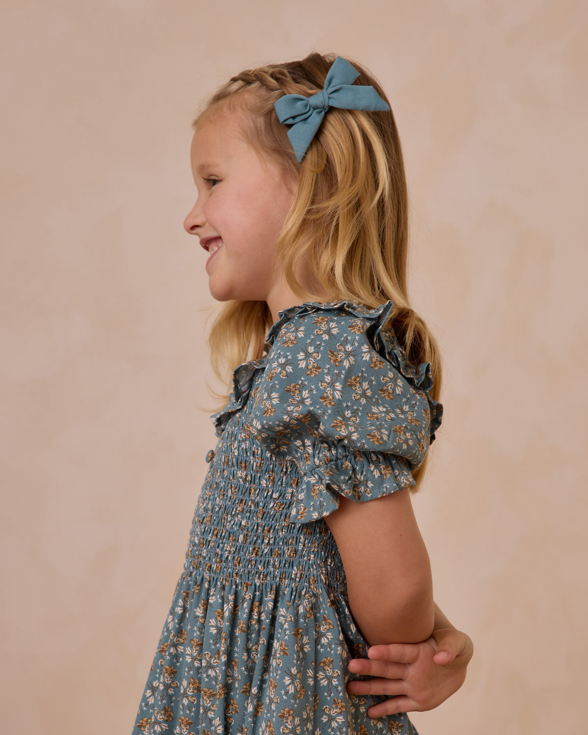 RYLEE + CRU LEXI DRESS / BLUE FLORAL
