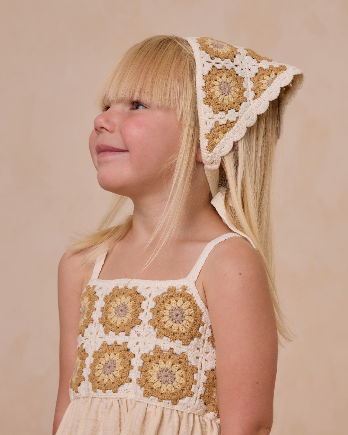 RYLEE + CRU CROCHET SCARF HEADBAND / MARIGOLD DAISY