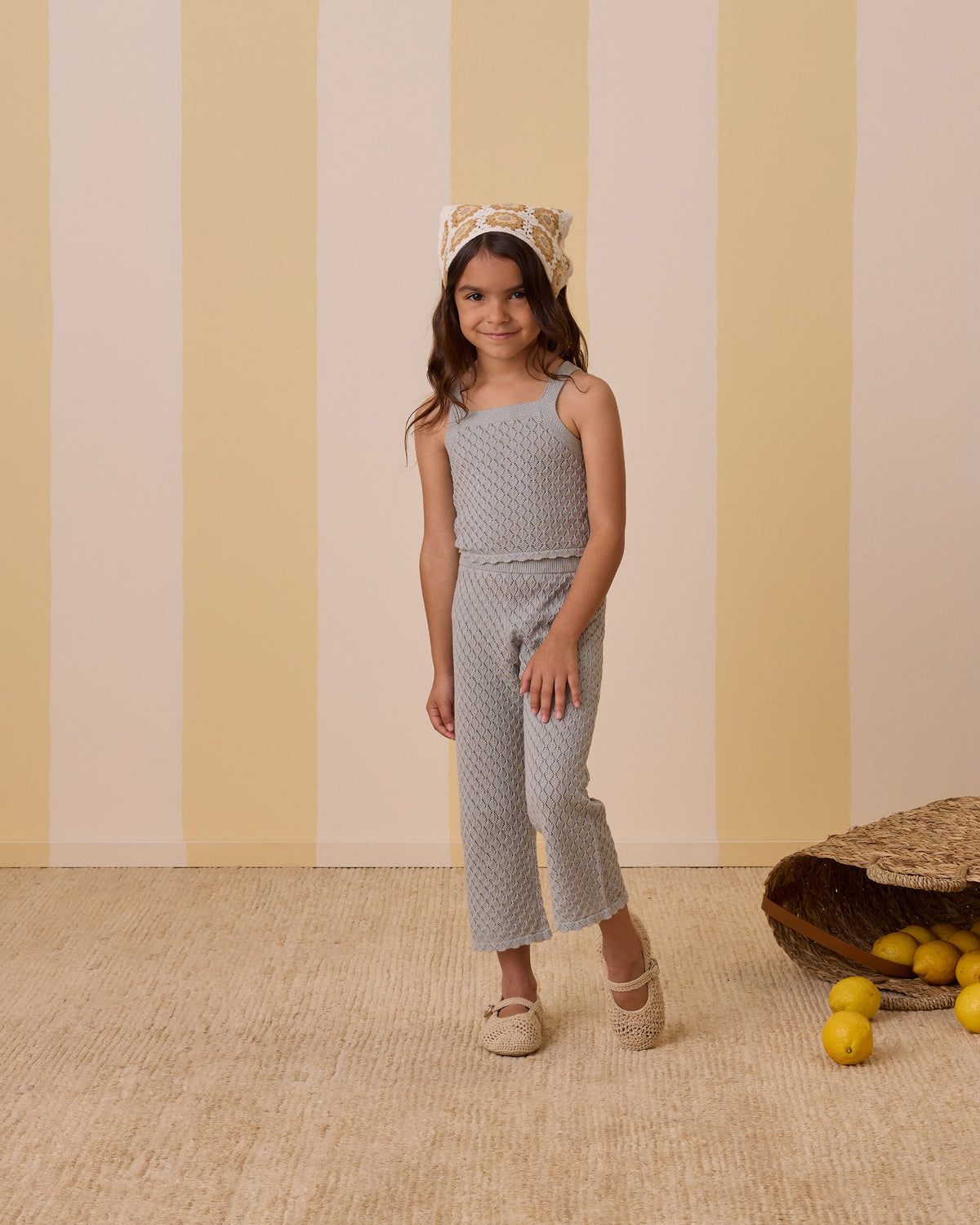 RYLEE + CRU CROCHET KNIT SUMMER SET / SEAFOAM