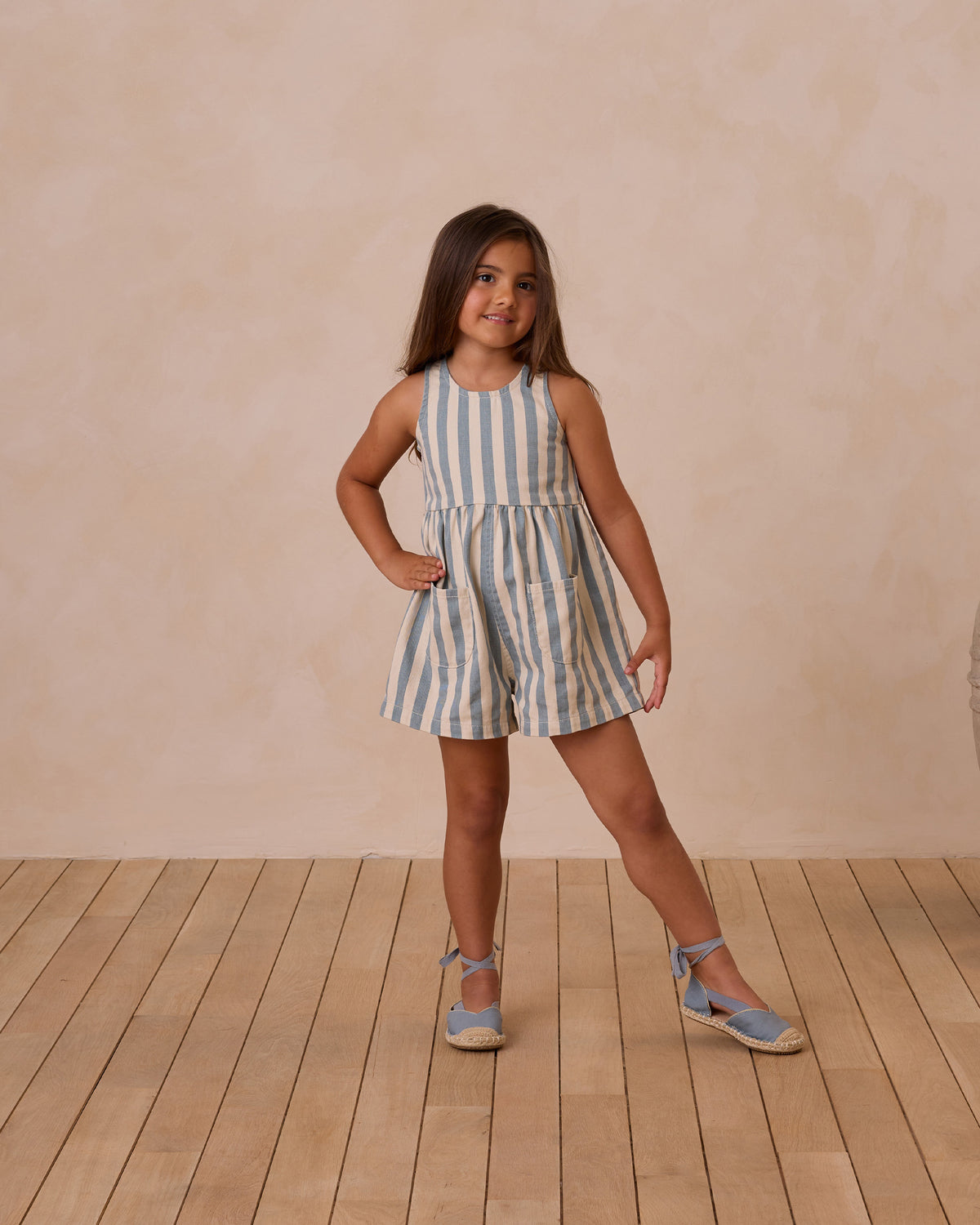RYLEE + CRU DANI ROMPER / OCEAN STRIPE