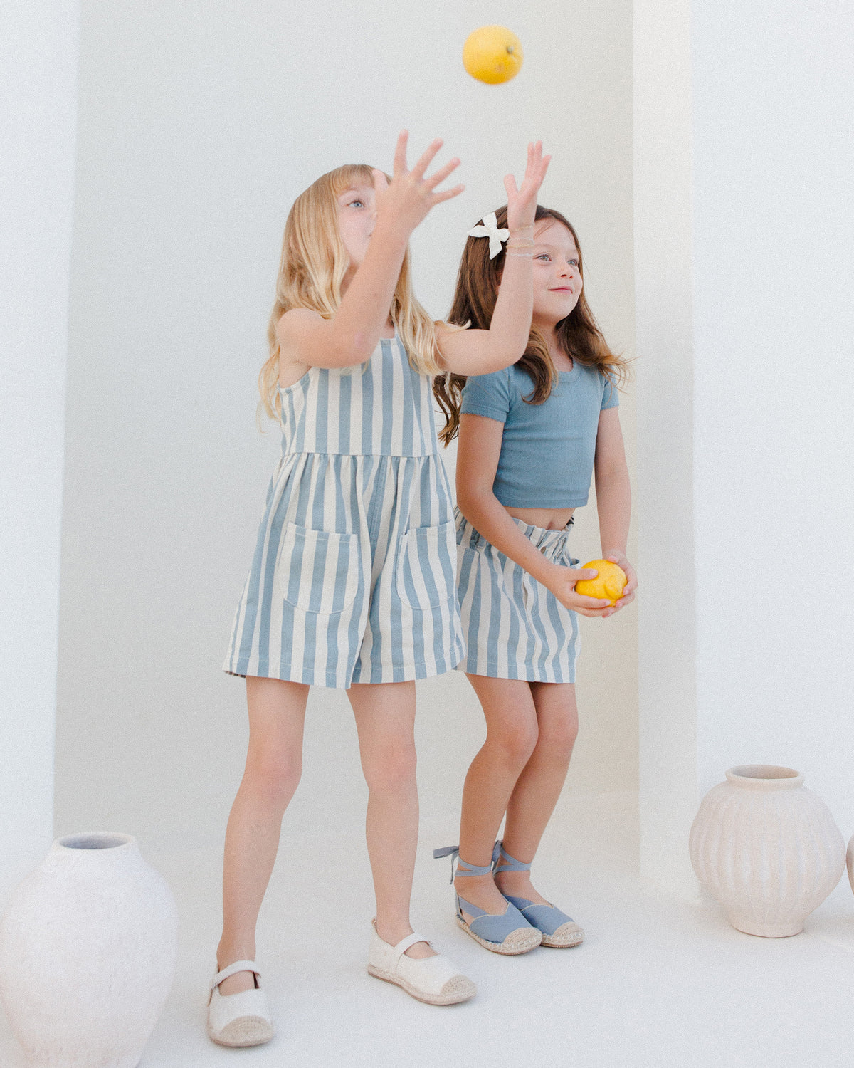 RYLEE + CRU DANI ROMPER / OCEAN STRIPE