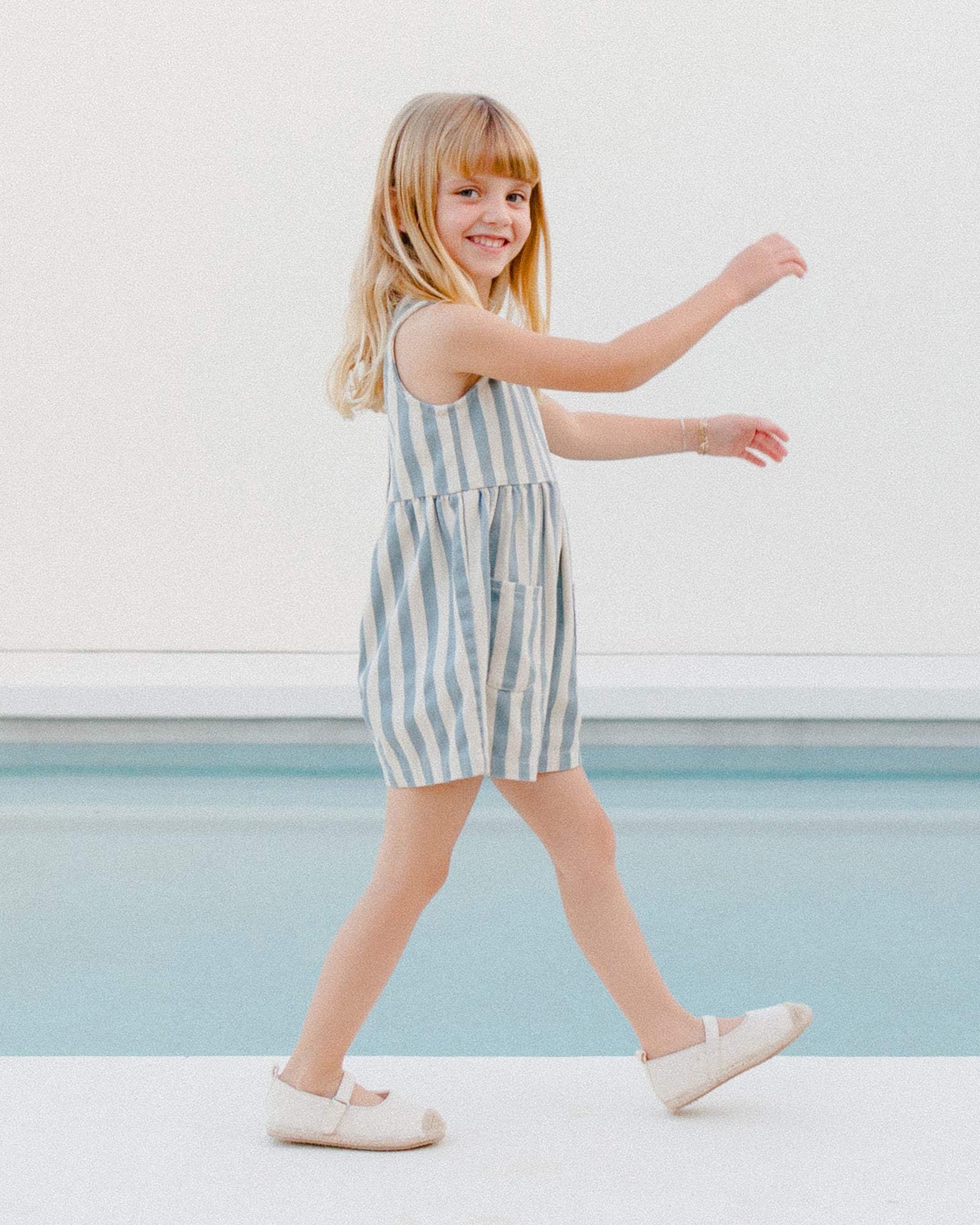 RYLEE + CRU DANI ROMPER / OCEAN STRIPE