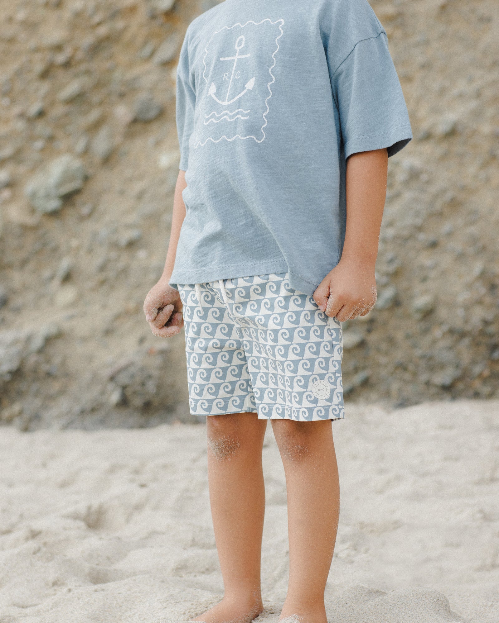 RYLEE + CRU BOARDSHORT / OCEAN WAVES