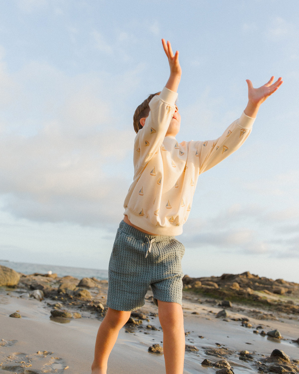 RYLEE + CRU PERRY SHORT / OCEAN