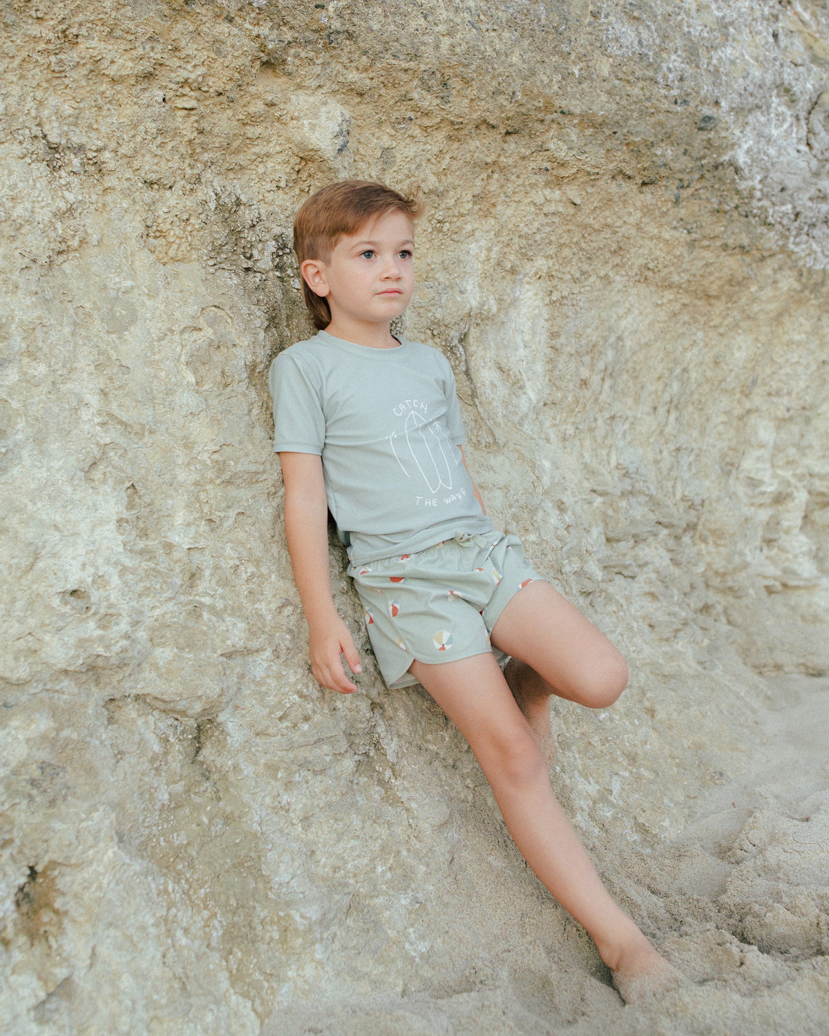RYLEE + CRU SHORT SLEEVE RASHGUARD / SAGE