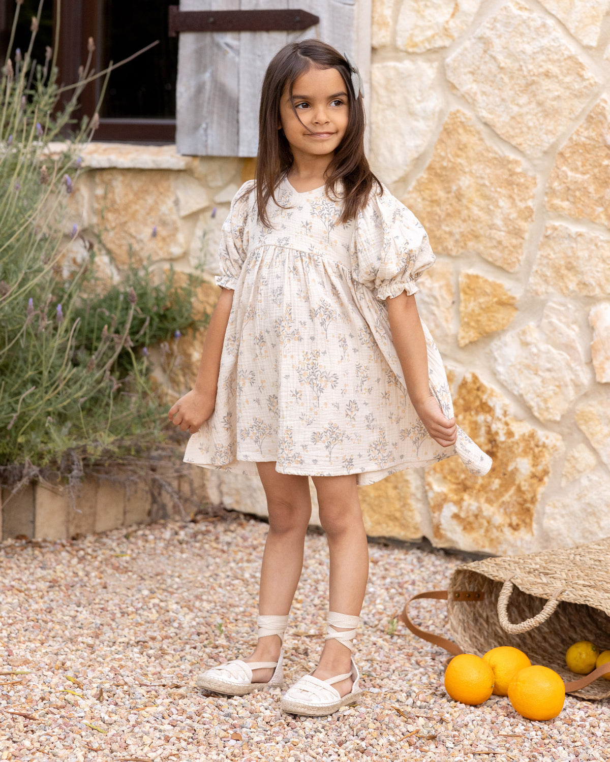RYLEE + CRU JOLENE DRESS / CITRUS GROVE