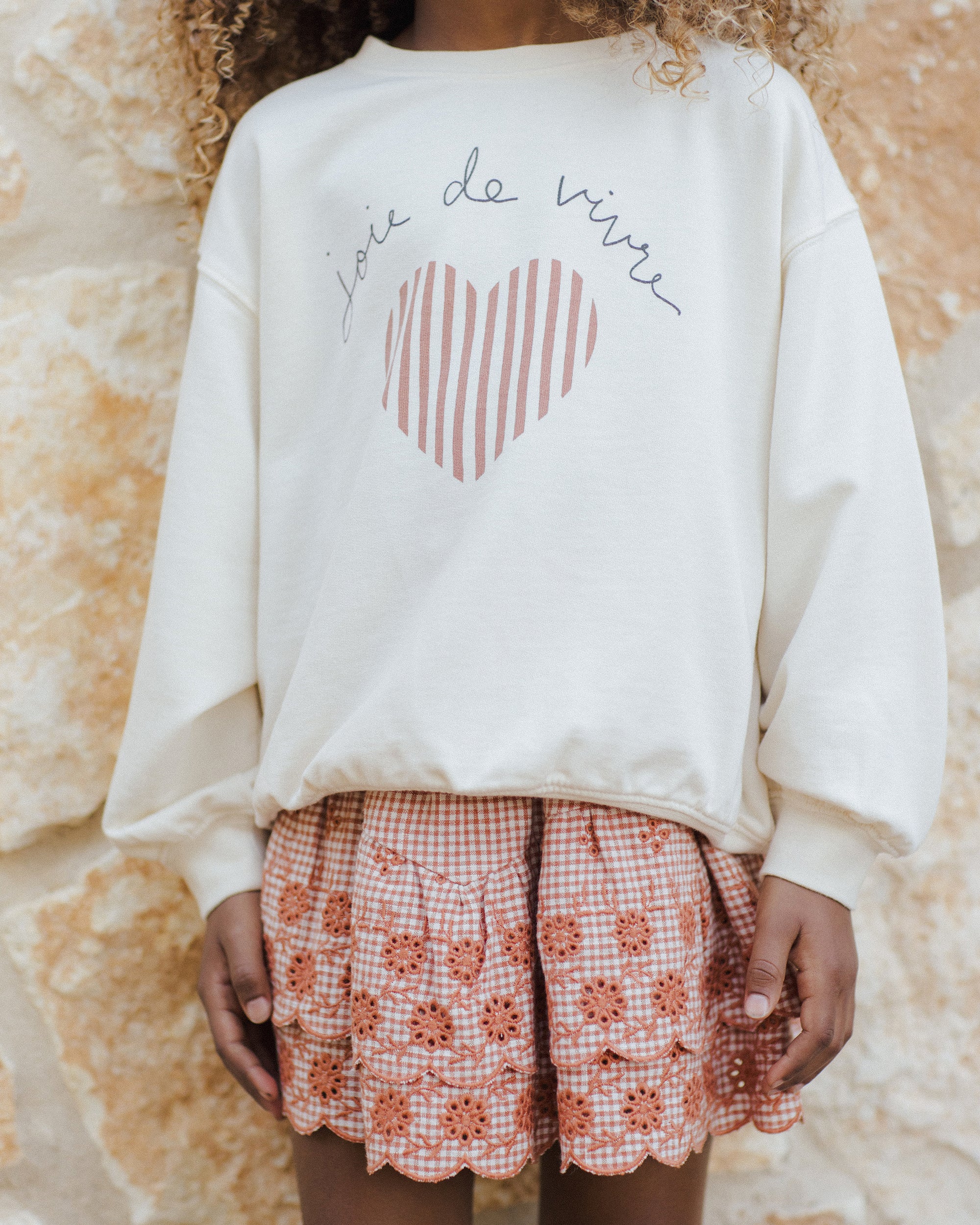 RYLEE + CRU OVERSIZED SWEATSHIRT / JOIE DE VIVRE