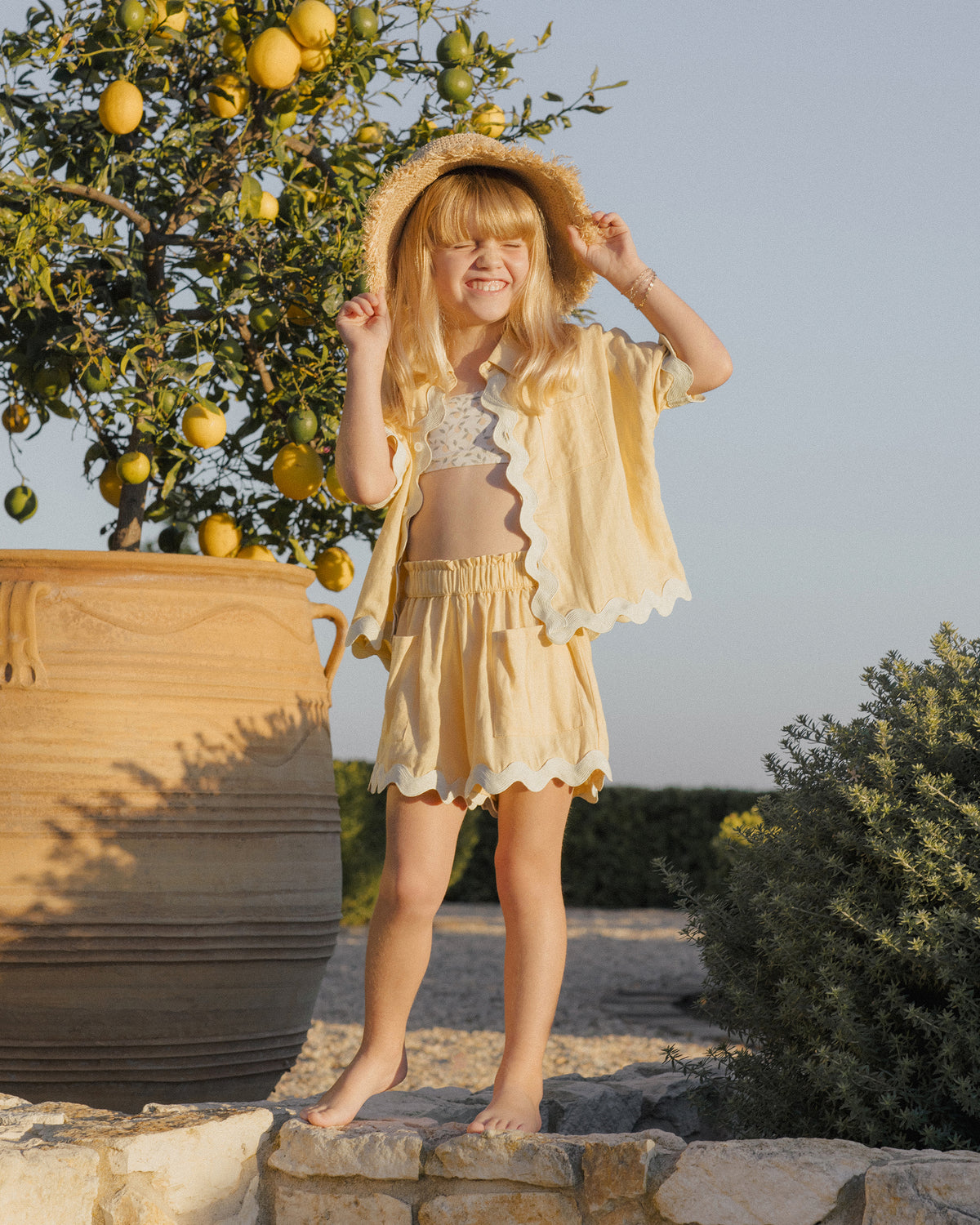 RYLEE + CRU KELLI SET / YELLOW