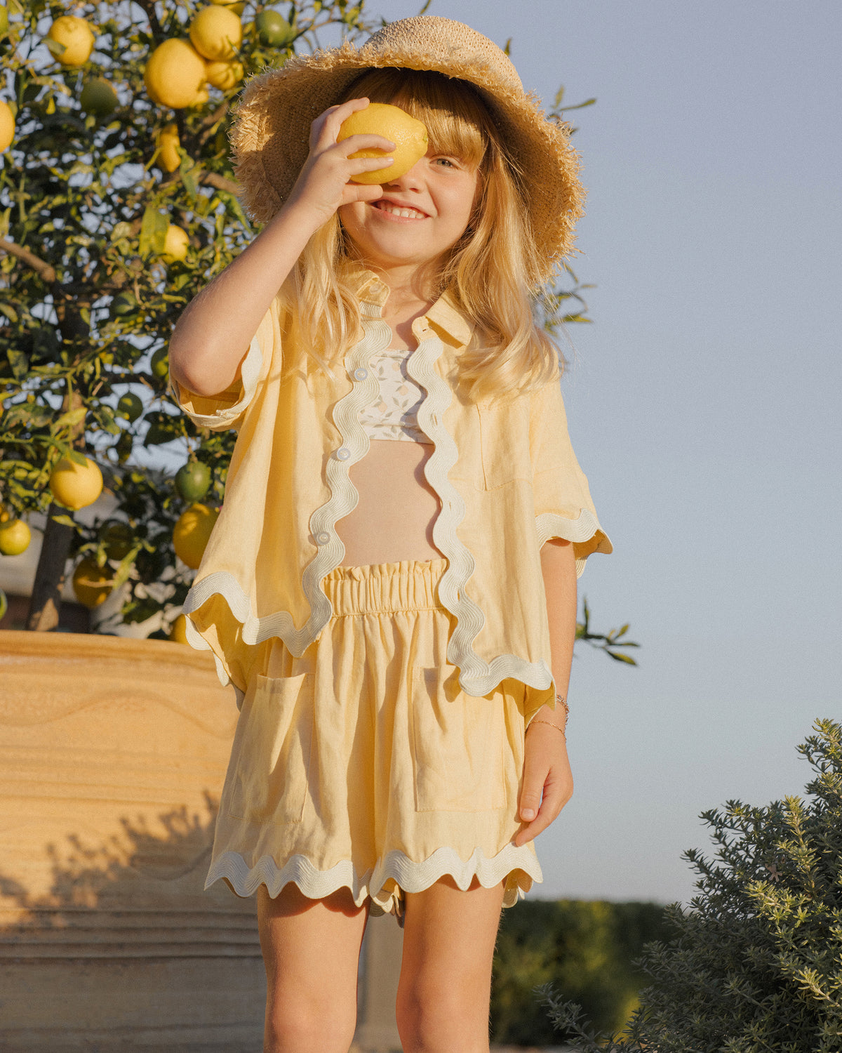 RYLEE + CRU KELLI SET / YELLOW