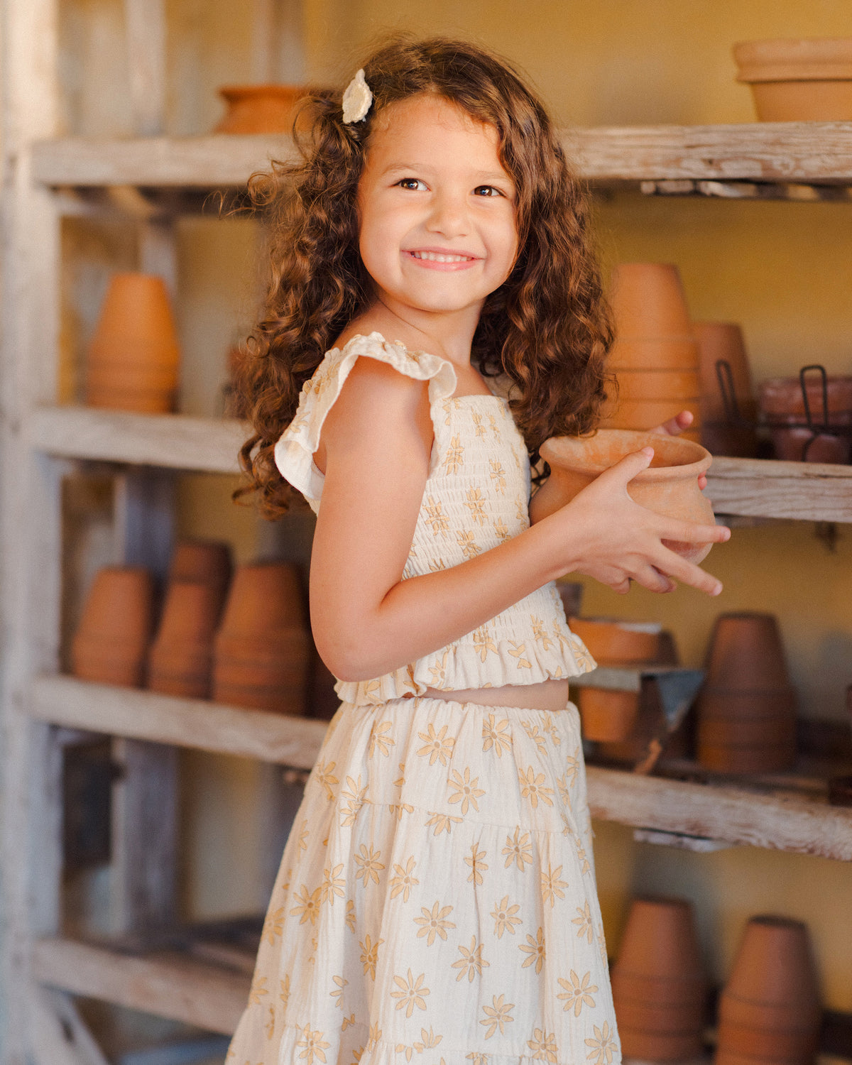 RYLEE + CRU ZAYLA TOP / DAISIES