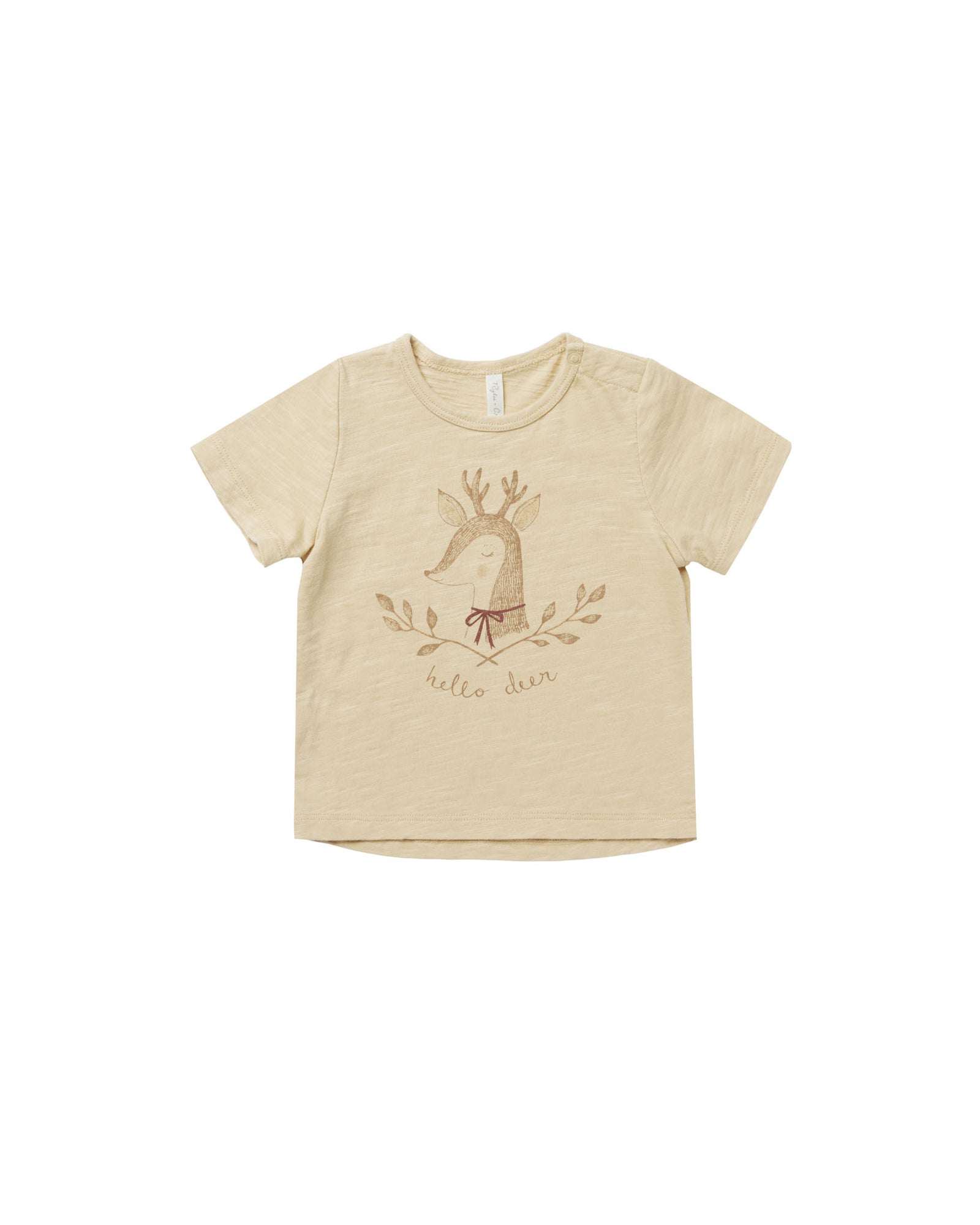 RYLEE + CRU BASIC TEE / HELLO DEER