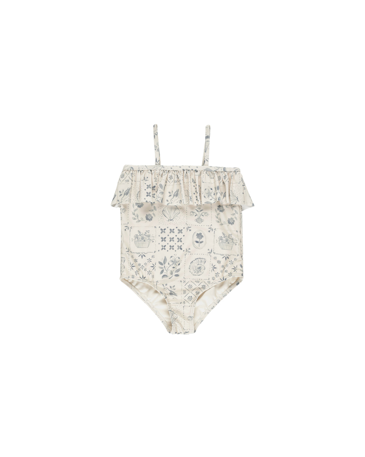 RYLEE + CRU RUFFLE ONE-PIECE / TILE