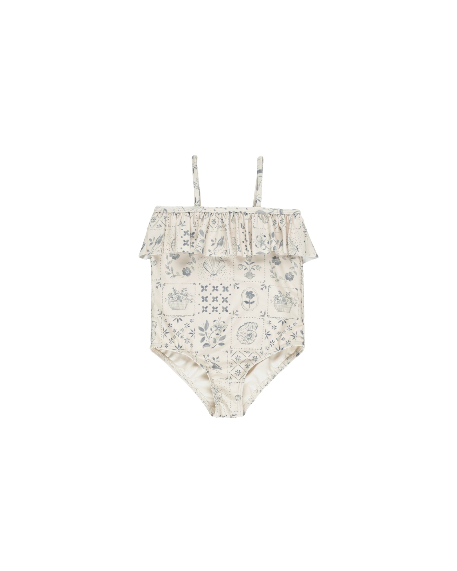 RYLEE + CRU RUFFLE ONE-PIECE / TILE