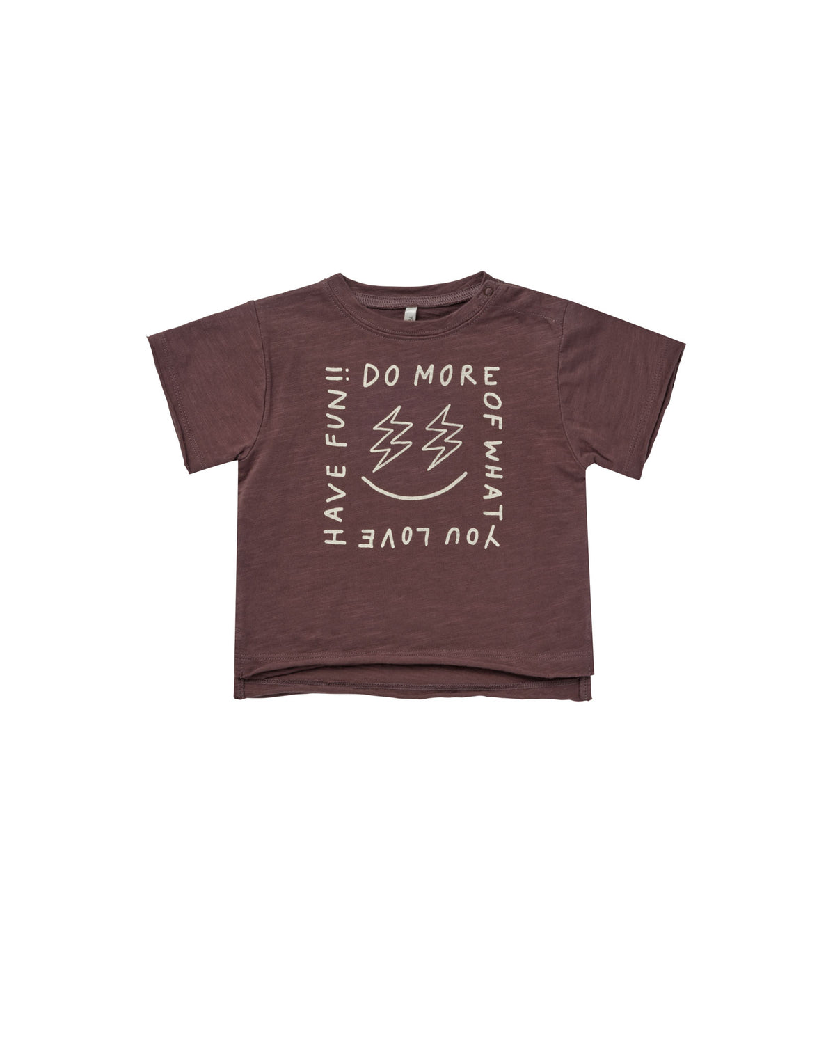 RYLEE + CRU RAW EDGE TEE / have fun