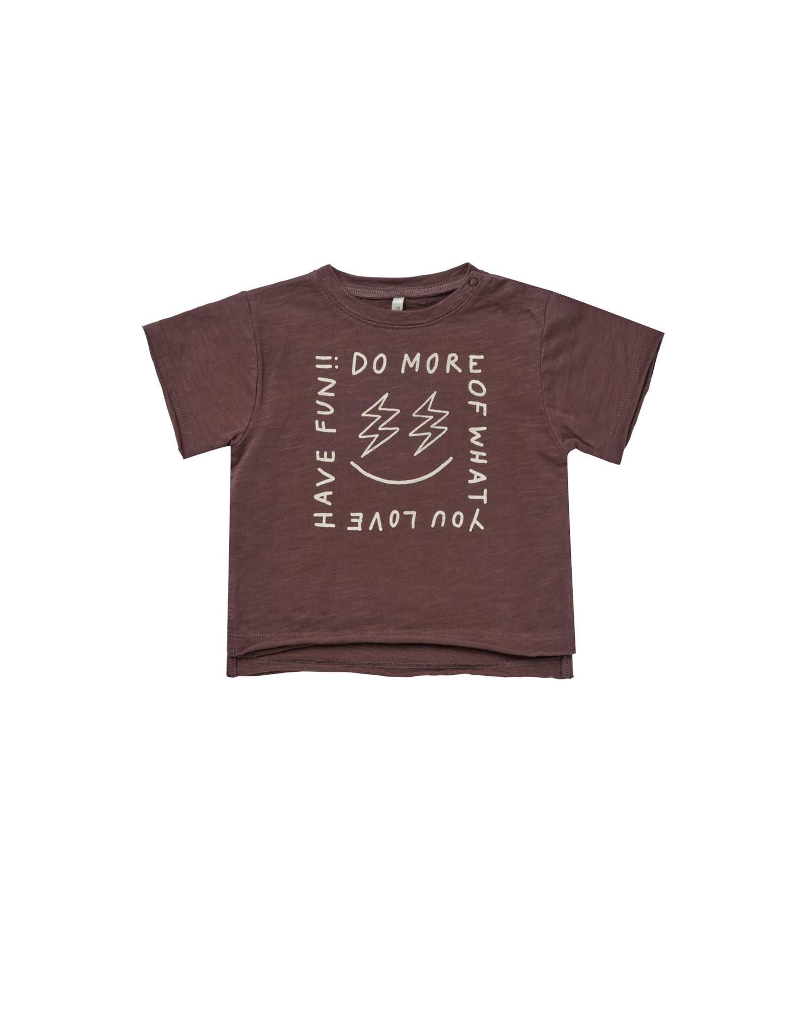 RYLEE + CRU RAW EDGE TEE / have fun