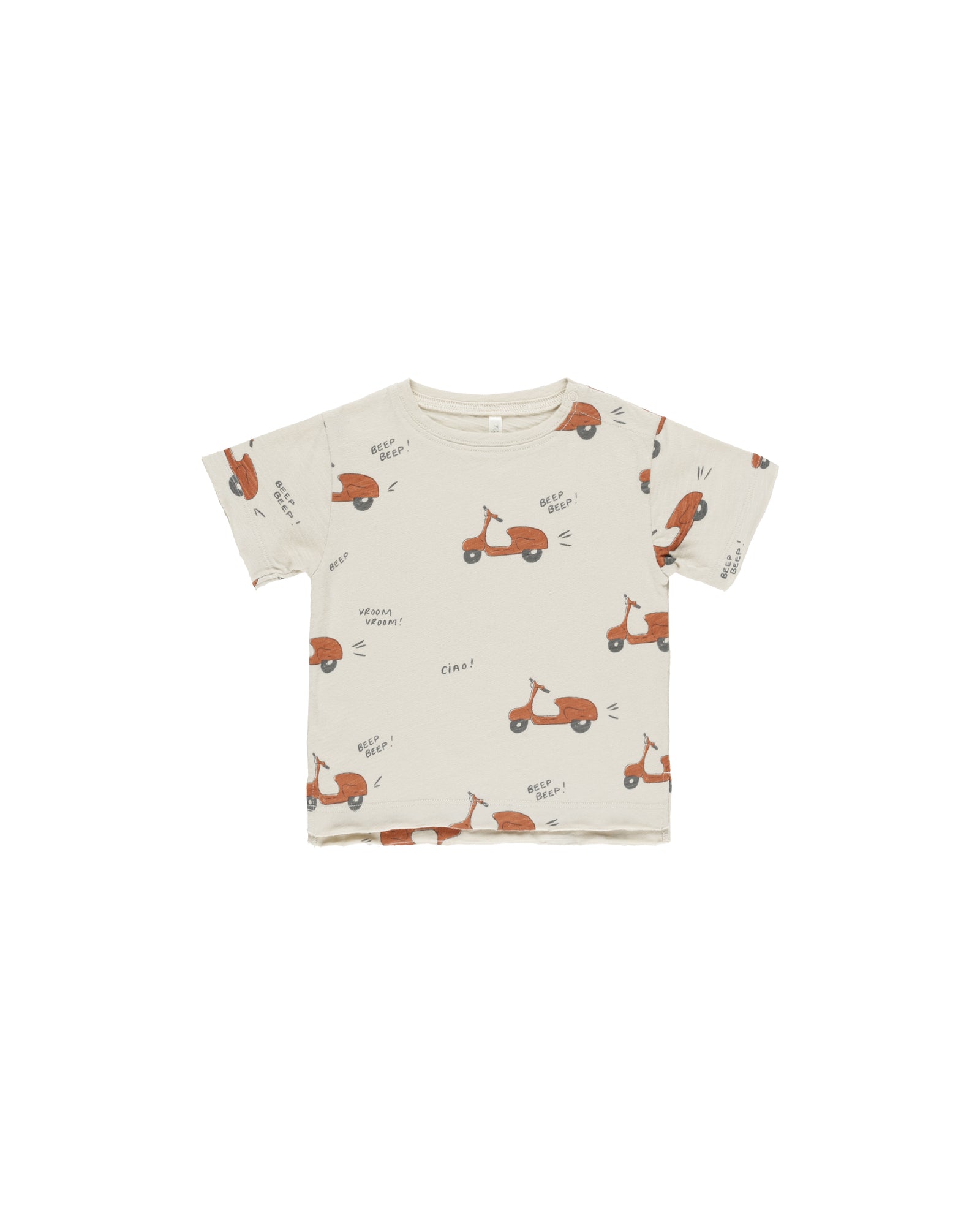 RYLEE + CRU RAW EDGE TEE / MOPED