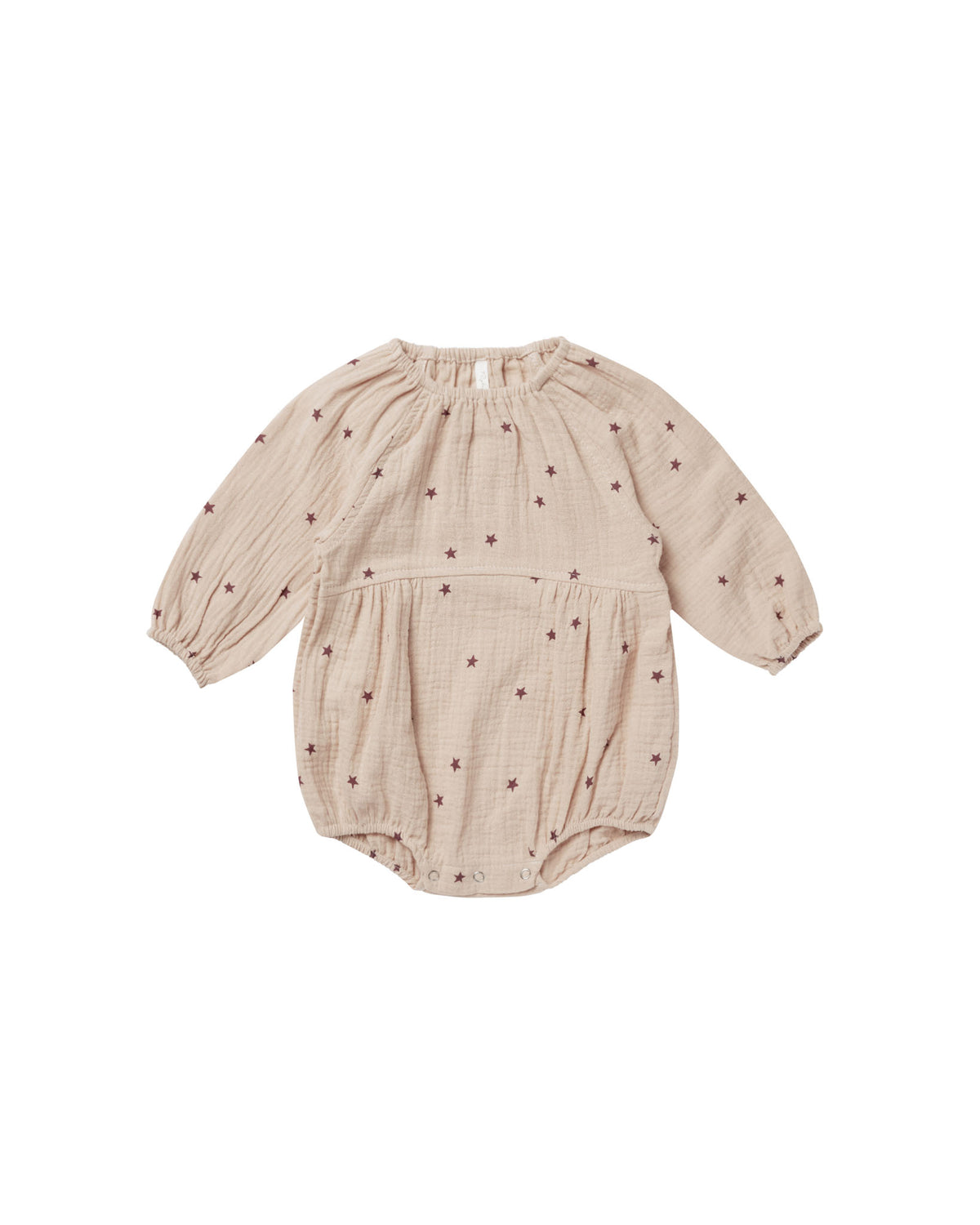 RYLEE + CRU LONG SLEEVE BUBBLE ROMPER / STARS