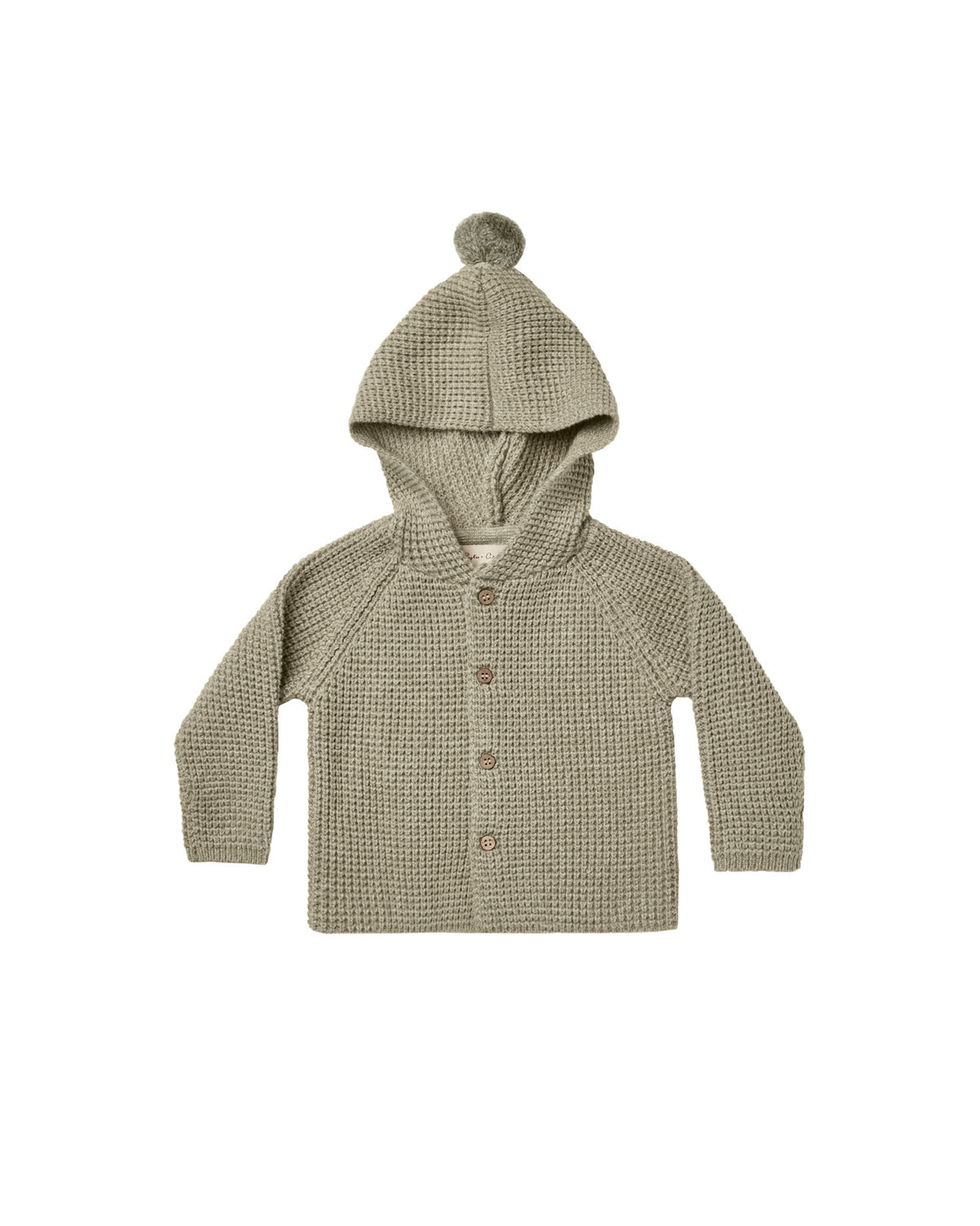 RYLEE + CRU TASSLE CARDIGAN / HEATHERED FERN