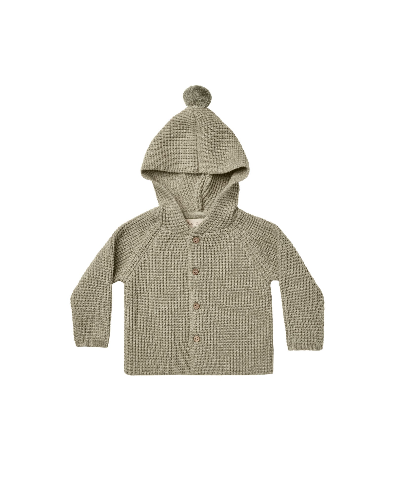 RYLEE + CRU TASSLE CARDIGAN / HEATHERED FERN